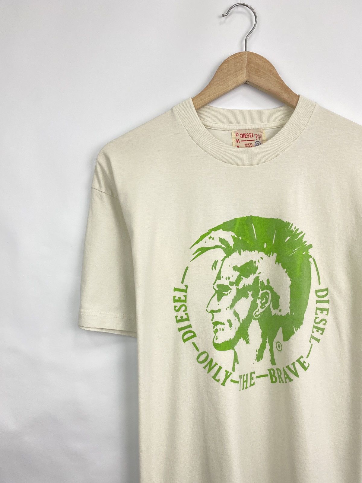 Diesel × Japanese Brand 🇺🇸 Vintage 80s Diesel Limited Edition T-Shirt Retro Rare Y2K Size US XL / EU 56 / 4 - 2 Thumbnail