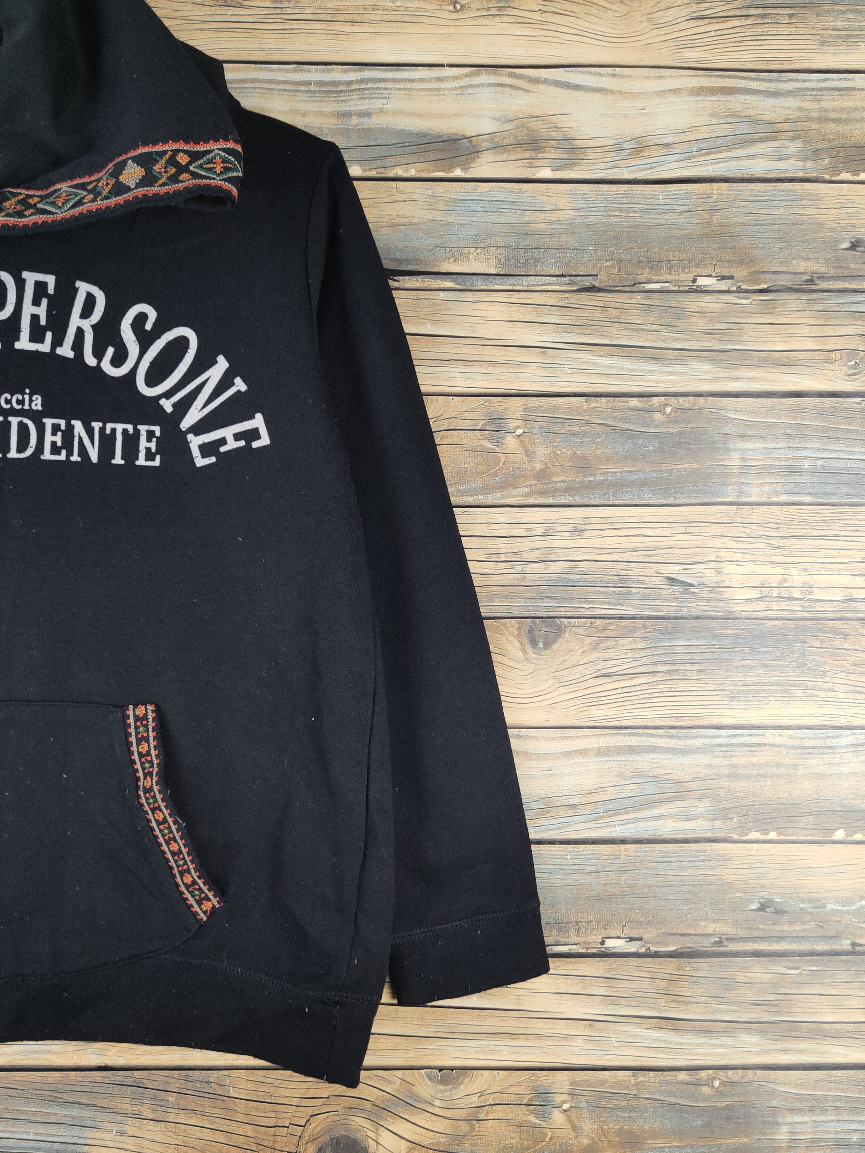 Japanese Brand DL Heart Market Black Hoodie Sweatshirts #2014 Size M / US 6-8 / IT 42-44 - 5 Thumbnail