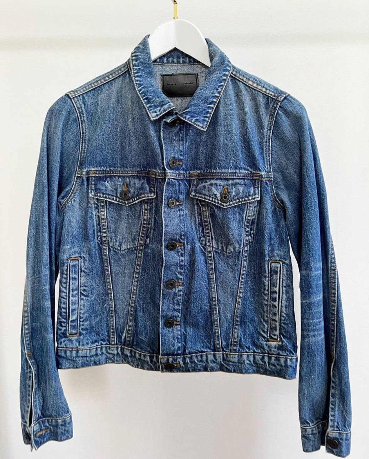Proenza Schouler Proenza Schouler Denim Blue Jacket Size S / US 4 / IT 40 - 6 Thumbnail
