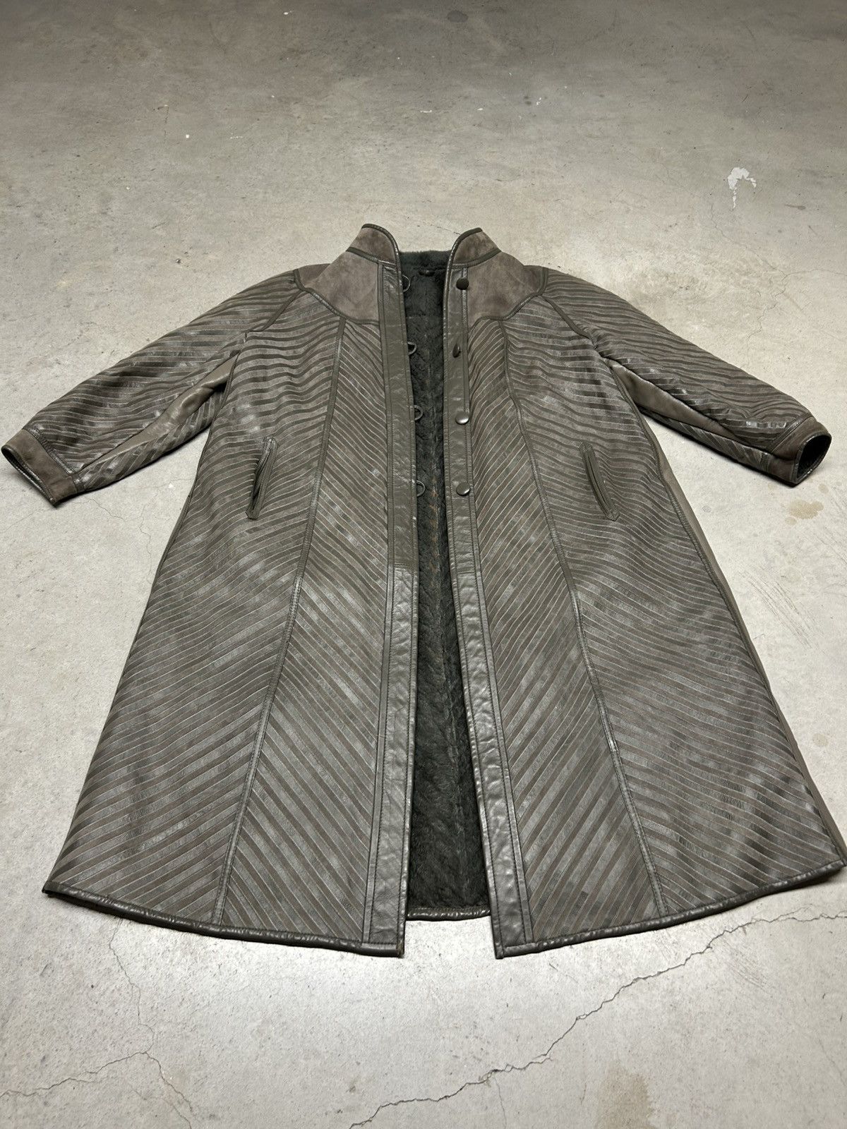 Other Vintage long winter coat Size L / US 10 / IT 46 - 8 Thumbnail