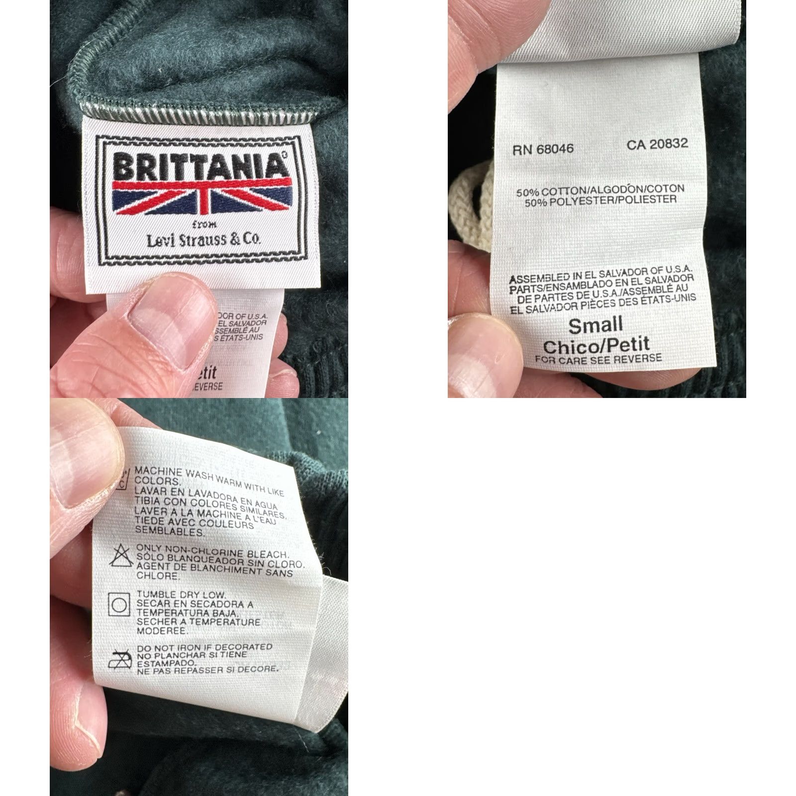Vintage VINTAGE Britannia Sweatpants Jogger Green 90s NWT Men S Forest Heavyweight Cotton-Polyester Set Pants Size US 29 - 10 Thumbnail