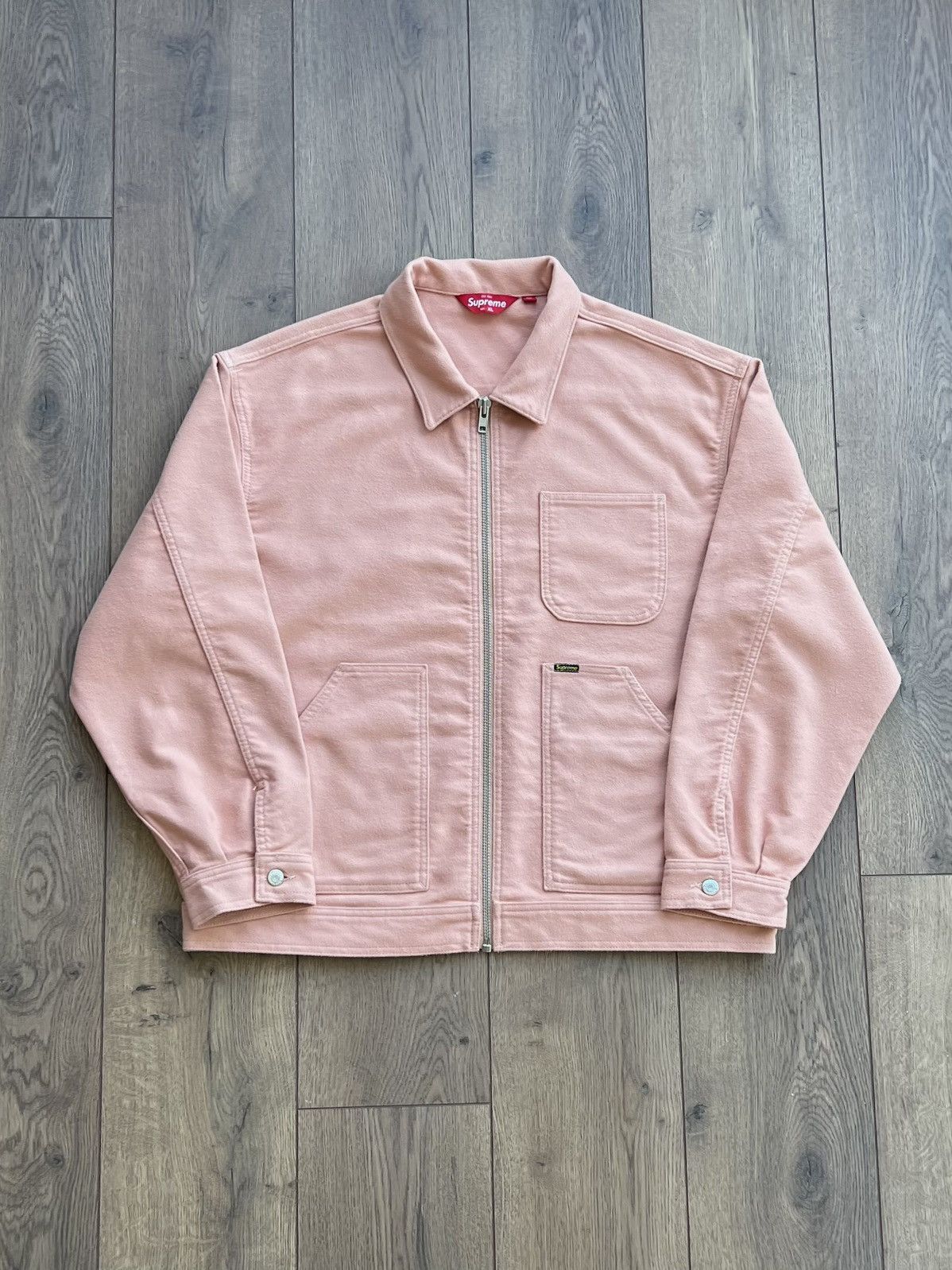 ジャケット・アウター Supreme Moleskin Work Jacket Dusty Pink Supreme Moleskin Work Jacket Dusty Pink Medium