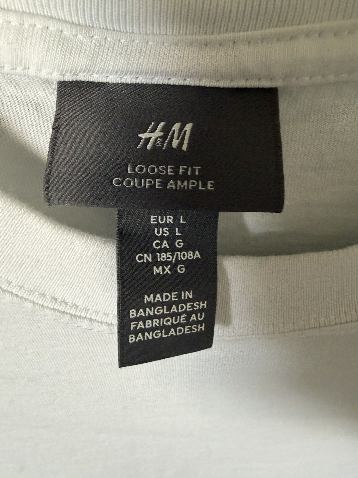 H&M H&M Sevilla Graphic T-Shirt White Size US L / EU 52-54 / 3 - 2 Thumbnail