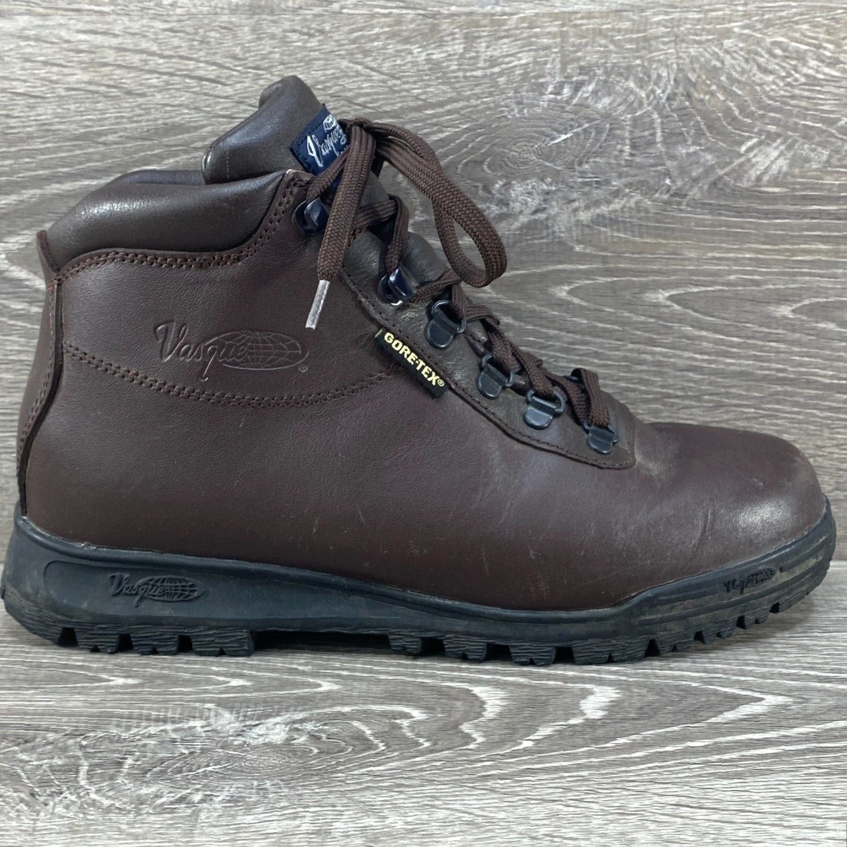 Vasque Vasque Sundowner Brown Leather Hiking Boots Mens Size 8.5 M Gore-Tex Backpacking Size US 8 / EU 41 - 2 Thumbnail