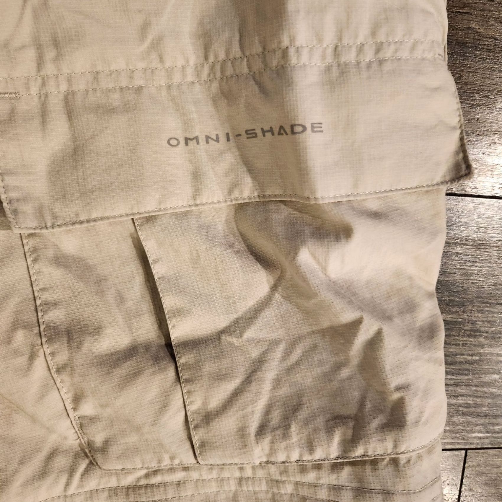 Vintage Columbia PFG Pants Mens XL Tan Fishing Hiking Convertible Omni Shade Cargo 40x30 Size US 40 / EU 56 - 4 Thumbnail