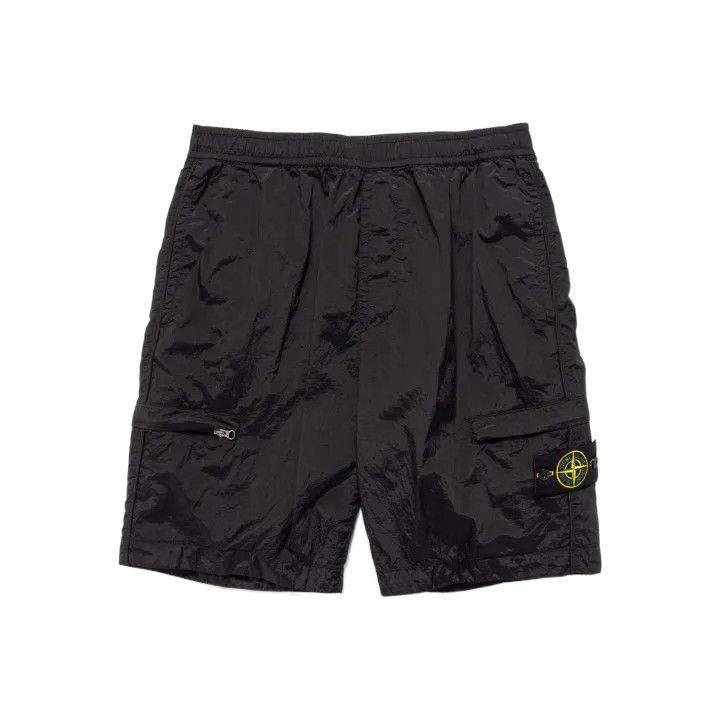 Stone Island Stone Island Black Logo Cargo Shorts Size US 30 / EU 46 - 1 Thumbnail