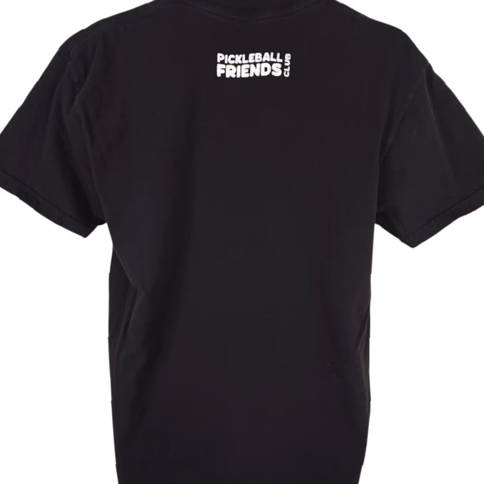 Vintage Pickleball Friends Club T Shirt Mens Large Black PBFC Las Vegas Made In USA Size US L / EU 52-54 / 3 - 4 Thumbnail