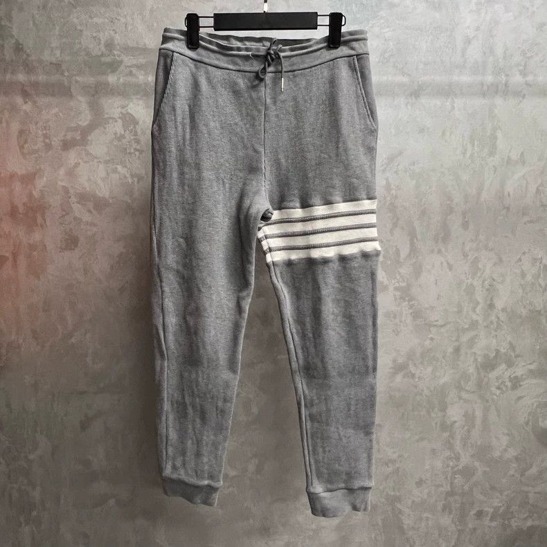 Thom Browne Thom Browne Classic Stripe Sweatpants - dmc Size US 30 / EU 46 - 1 Thumbnail