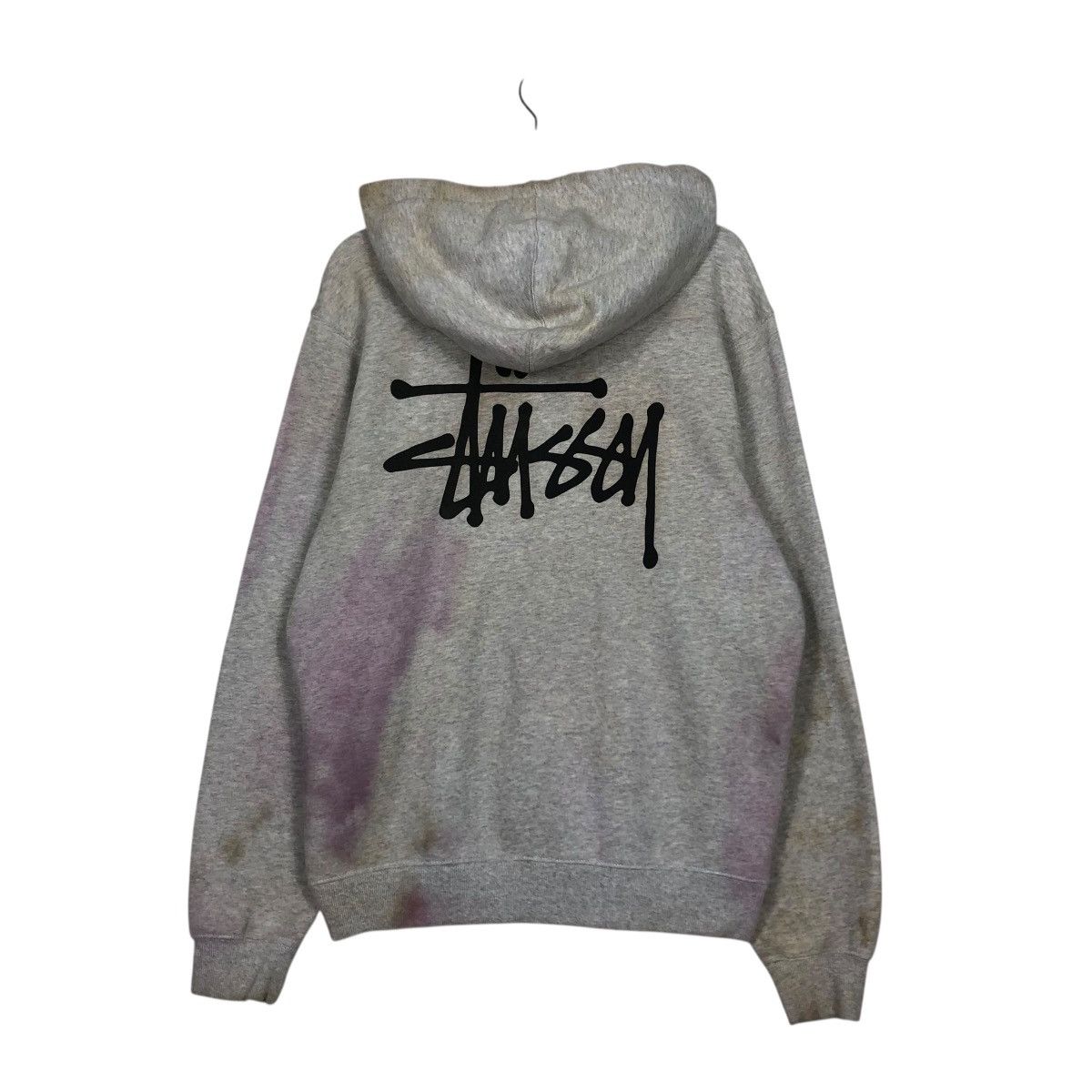 Stussy 🔥VINTAGE HOODIE STUSSY BIG LOGO ACID WASH DISTRESSED DESIGN Size US M / EU 48-50 / 2 - 10 Thumbnail