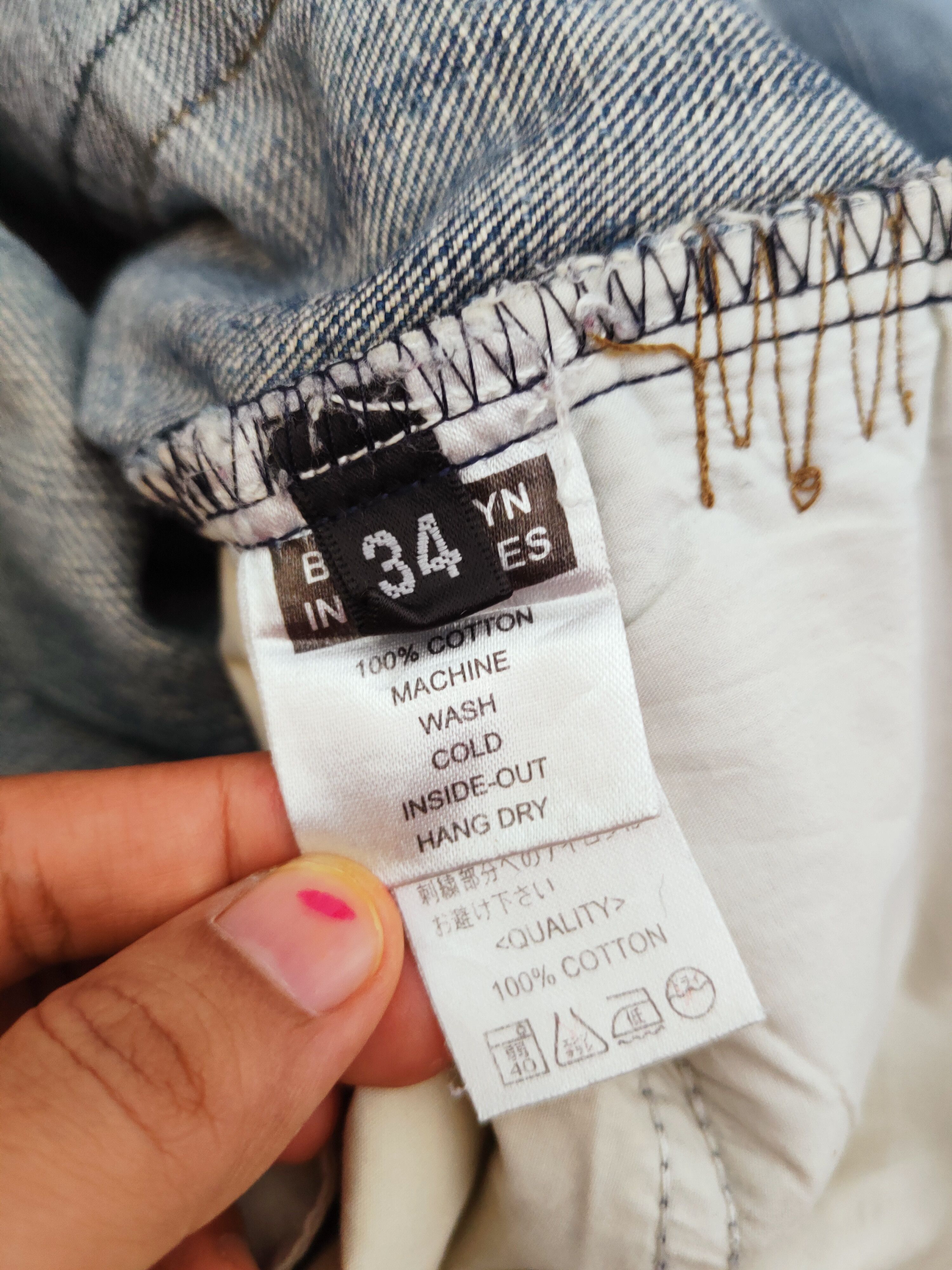 Brooklyn Industries Brooklyn Industries Blue Faded Distressed Ripped Jeans #W938 Size US 34 / EU 50 - 15 Thumbnail