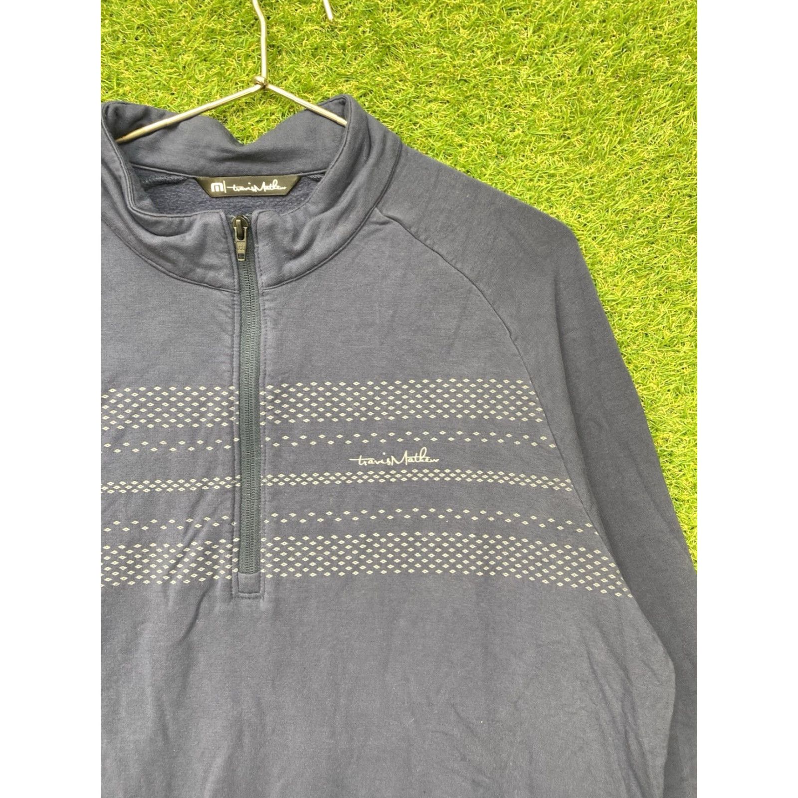 TravisMathew Travis Mathew Men's XL 1/4 Zip Pullover Fleece Sweatshirt Blue Casual Golf Size US XL / EU 56 / 4 - 3 Thumbnail