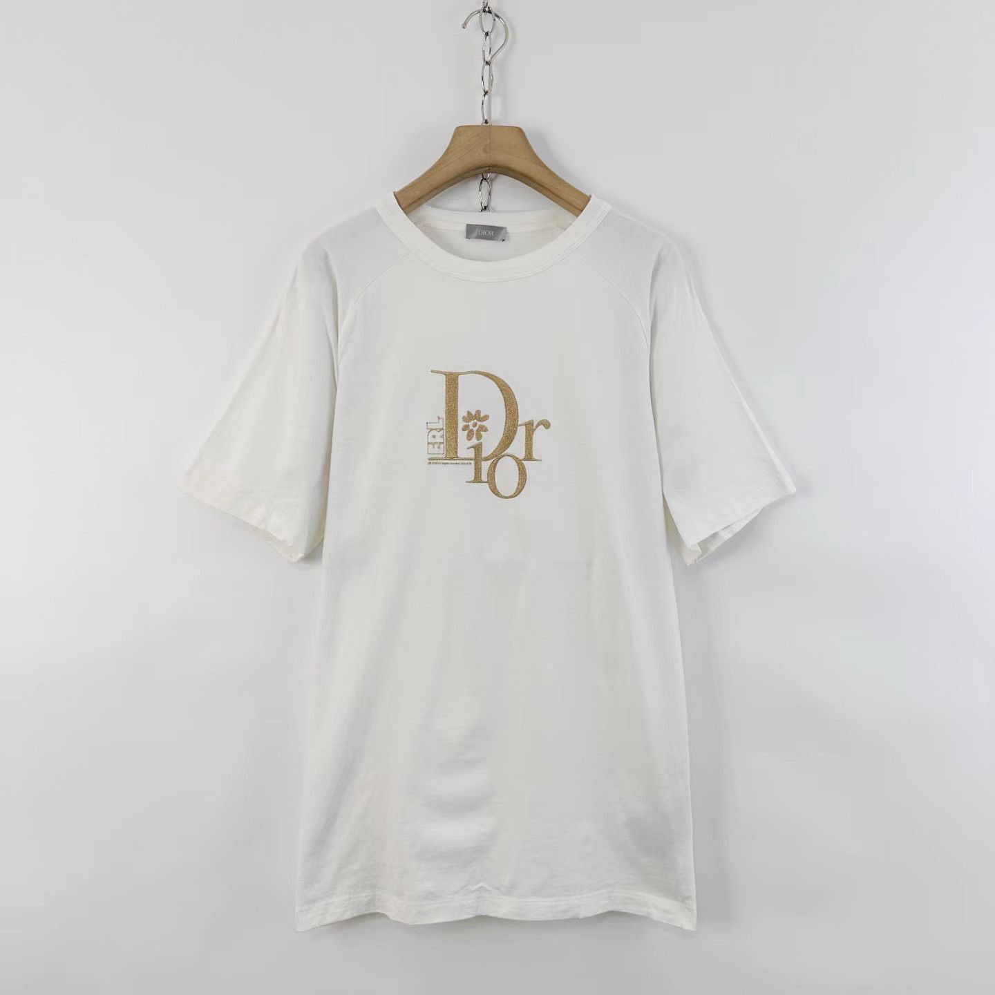 Dior White Short Sleeve Graphic Tee Size US M / EU 48-50 / 2 - 1 Thumbnail