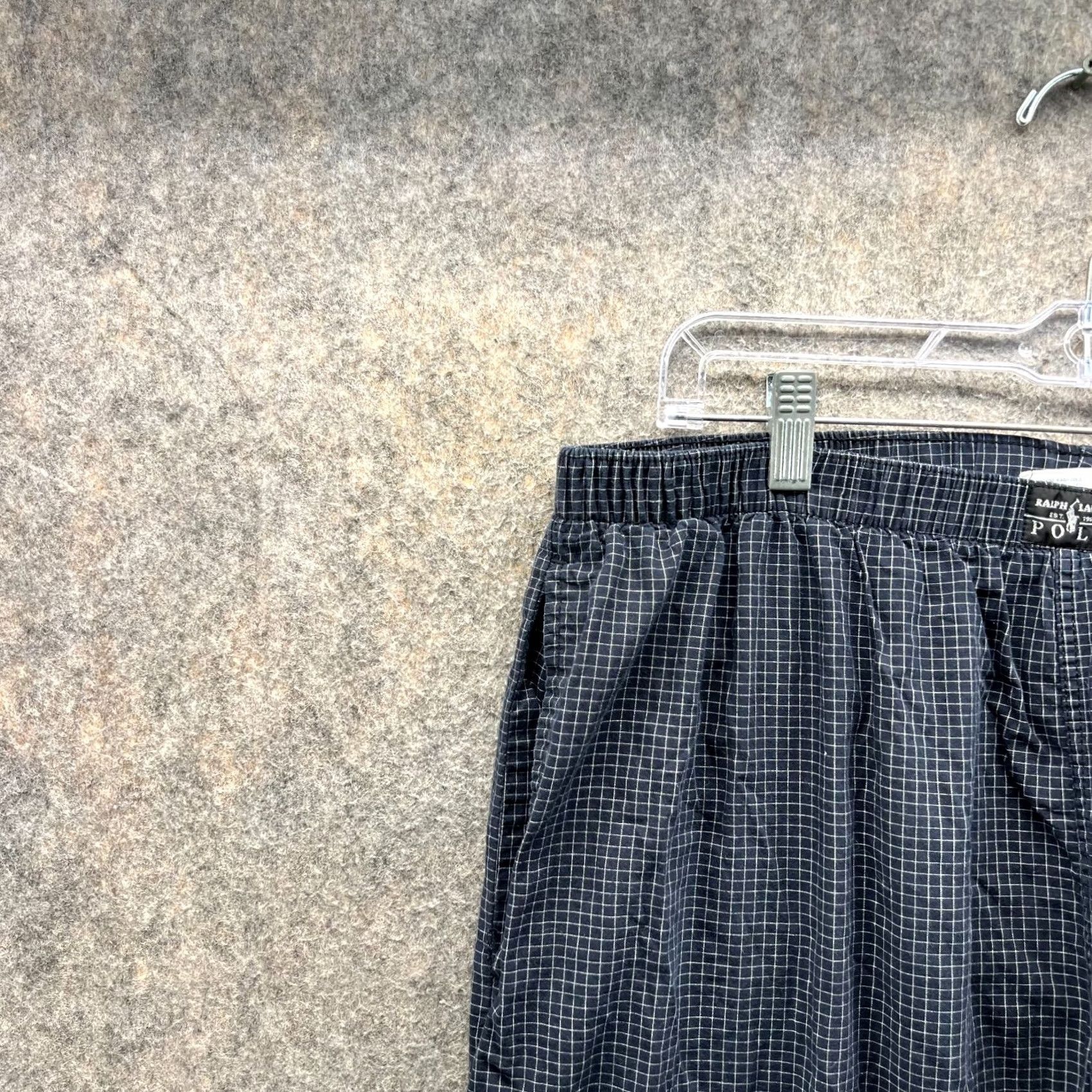 Polo Ralph Lauren VINTAGE Polo Ralph Lauren Pajama Pants Men Large Adult Black Sleepwear Stretch Soft Flannel Cotton Size US L / EU 52-54 / 3 - 2 Thumbnail