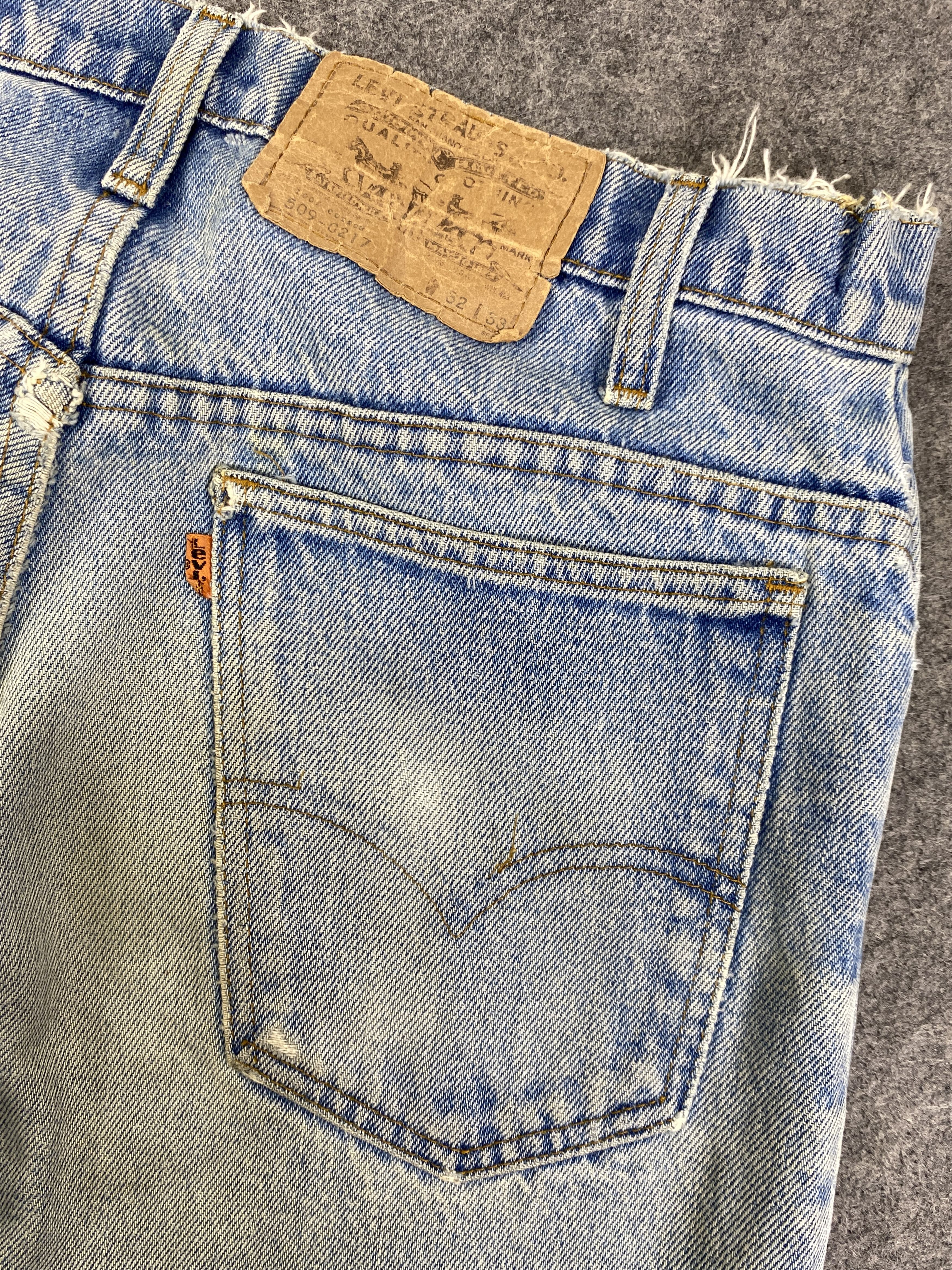Levi's Light Blue Wash Vintage Levis 509 Orange Tab 31x30.5 -JN3233 Size US 31 - 10 Thumbnail