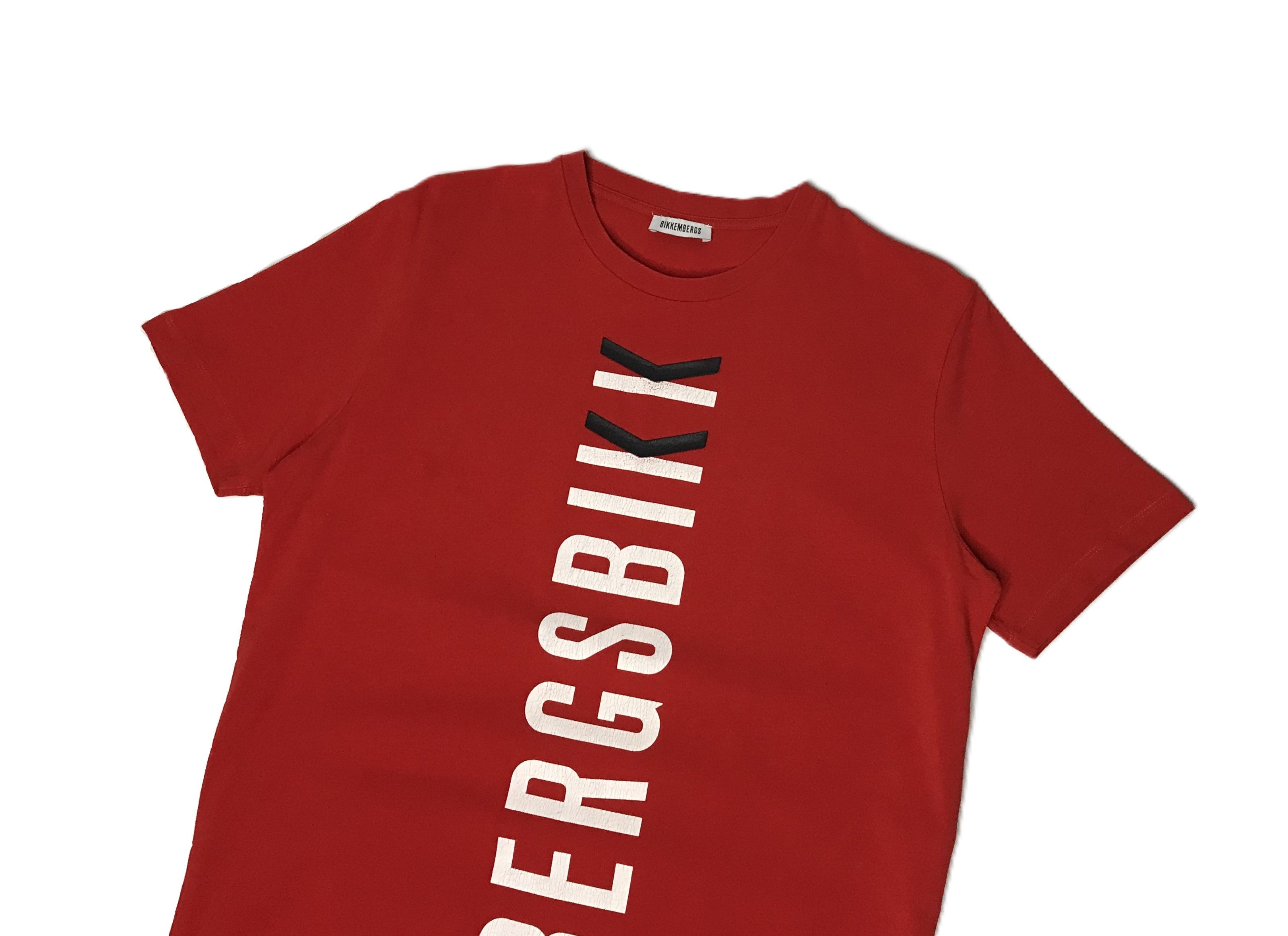 Dirk Bikkembergs Bikkembergs Mens T-shirt Size S Red Size US S / EU 44-46 / 1 - 2 Thumbnail