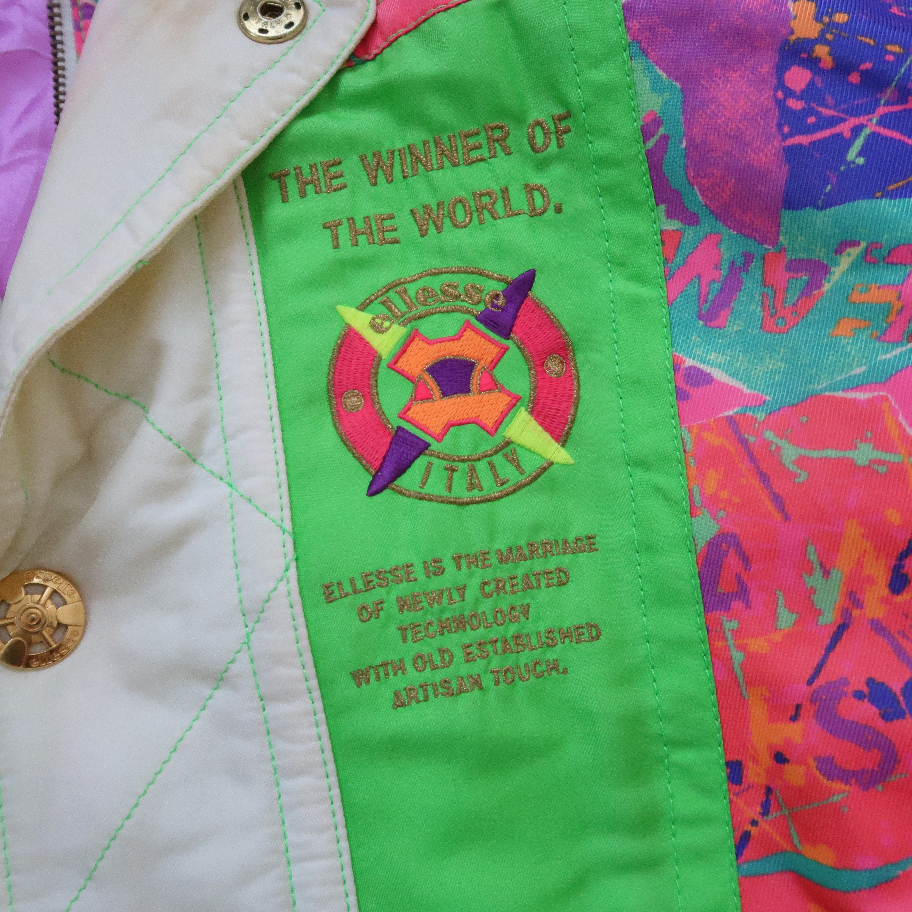Hysteric Glamour Vintage 90s Hysteric Glamour Ellese Champion Panelled Jacket Size US L / EU 52-54 / 3 - 6 Thumbnail