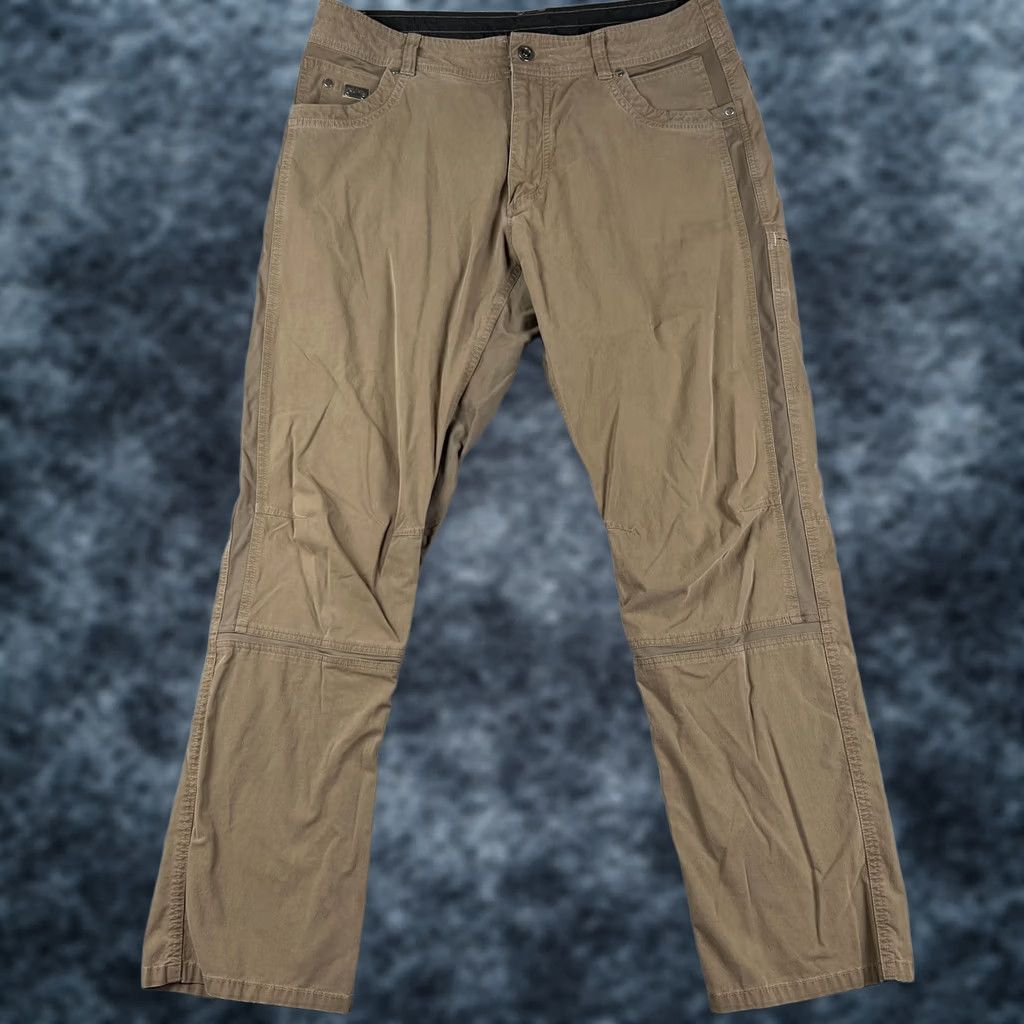 Vintage KUHL Radikl Pants Mens 36x32 Beige Hiking Stretch Outdoors Trail Camping Size US 36 / EU 52 - 1 Thumbnail