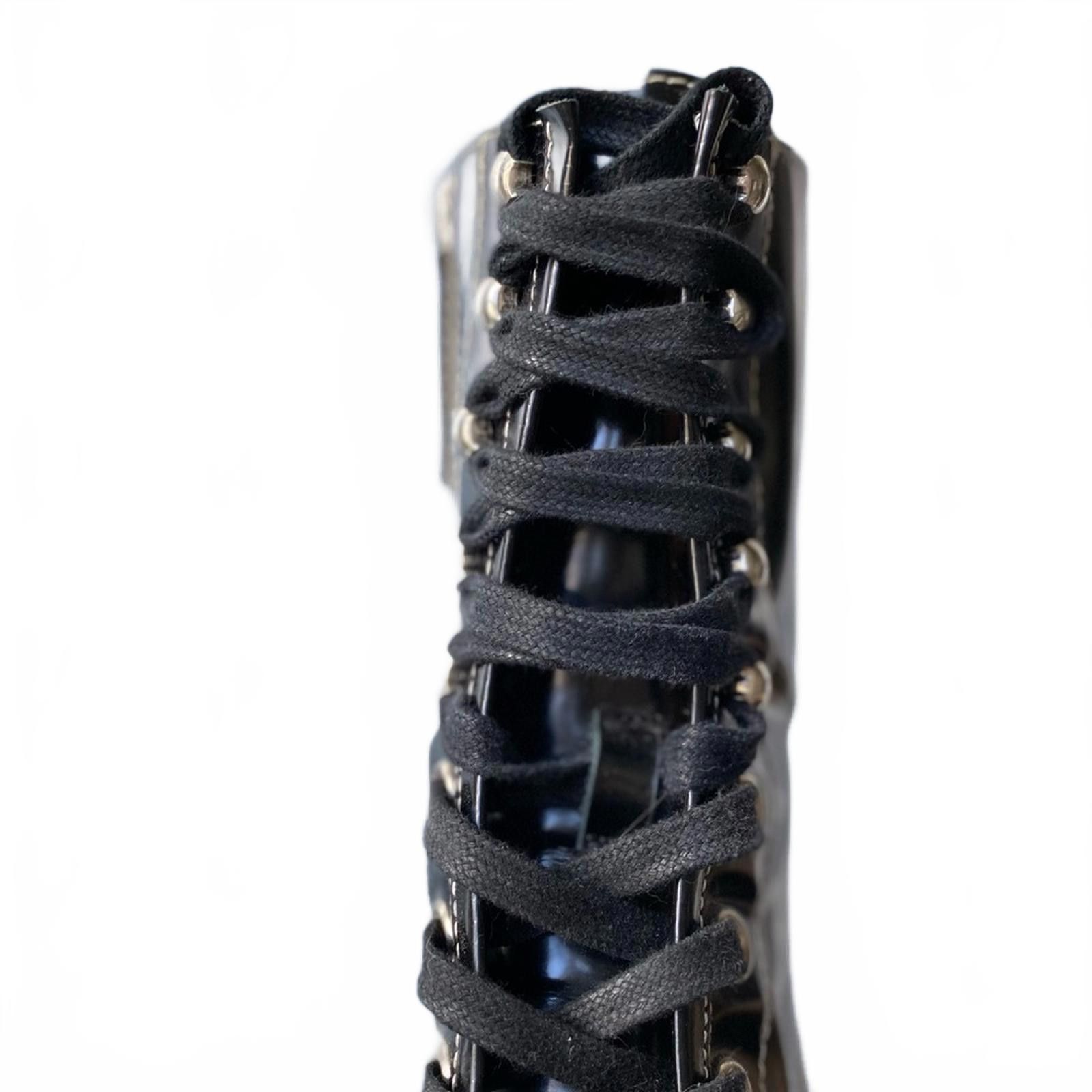 Acne Studios Acne Studios Leather Heeled Combat Boots Lug Sole 39 Size US 9 / IT 39 - 9 Thumbnail