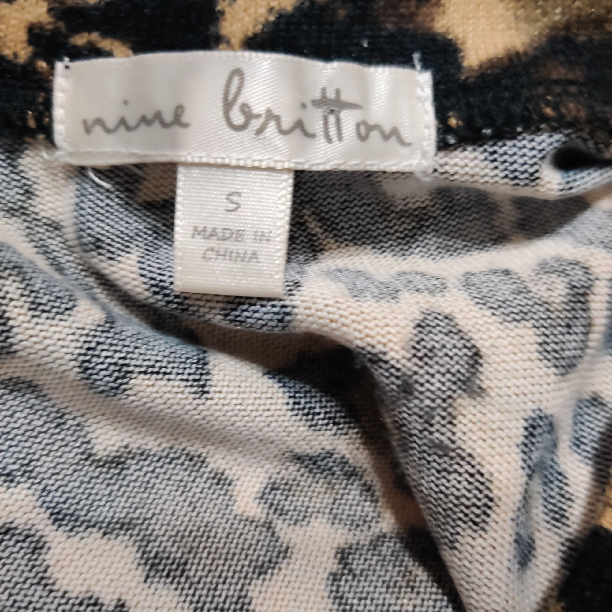 Other Nine Britton S Leopard Print Blouse Long Sleeve Crew Neck Fr Size S / US 4 / IT 40 - 7 Thumbnail