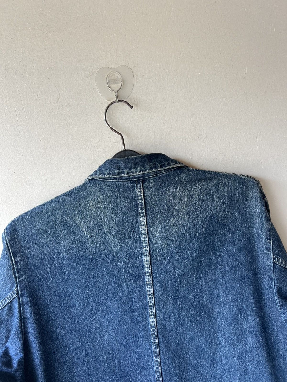 45rpm Archive 45rpm NMD Ocean Blue Patina Denim Chore Jacket Size US XL / EU 56 / 4 - 15 Thumbnail