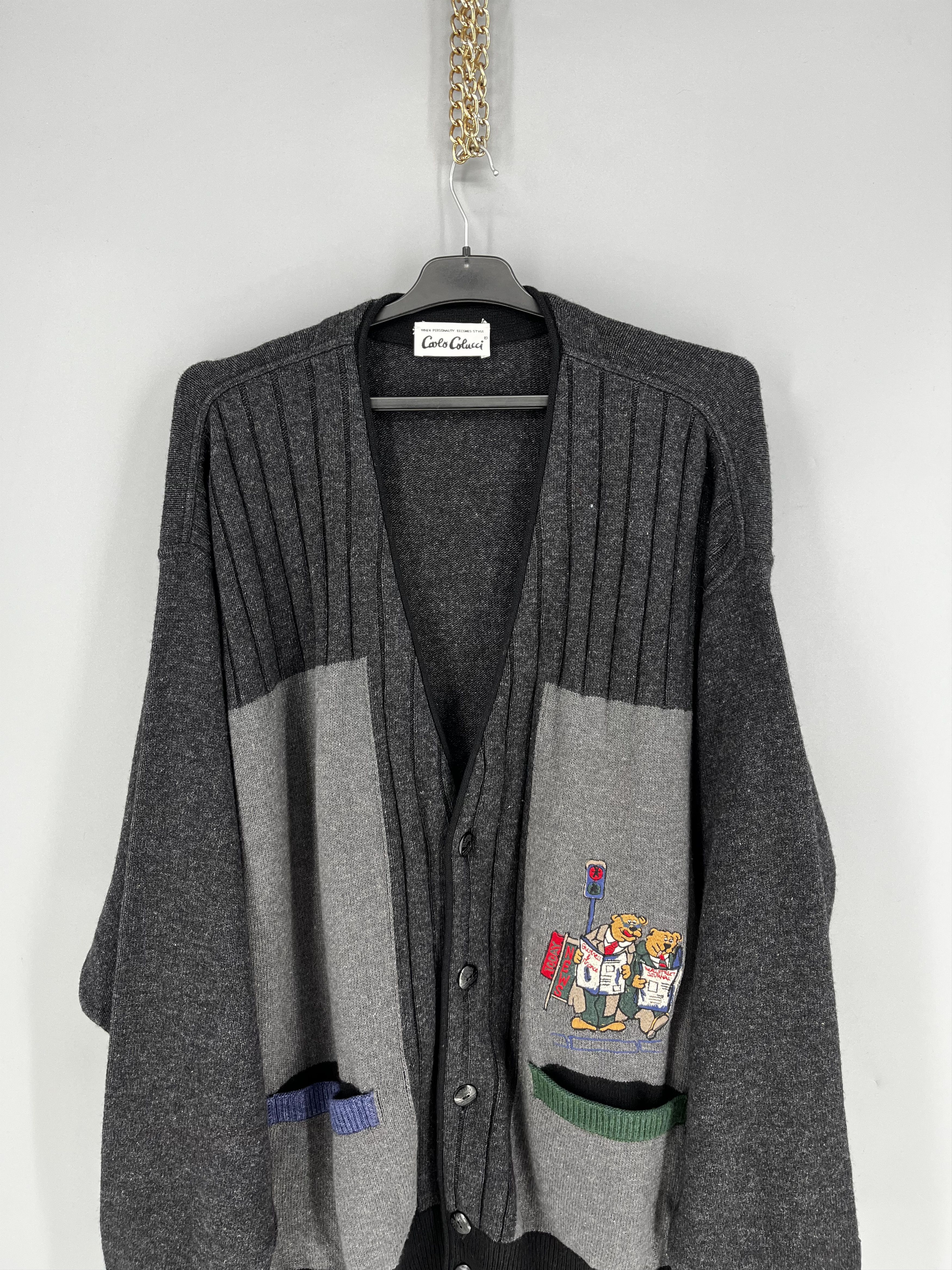 Carlo Colucci Vintage Carlo Colucci Cardigan XLarge / XXL Size US XL / EU 56 / 4 - 6 Thumbnail