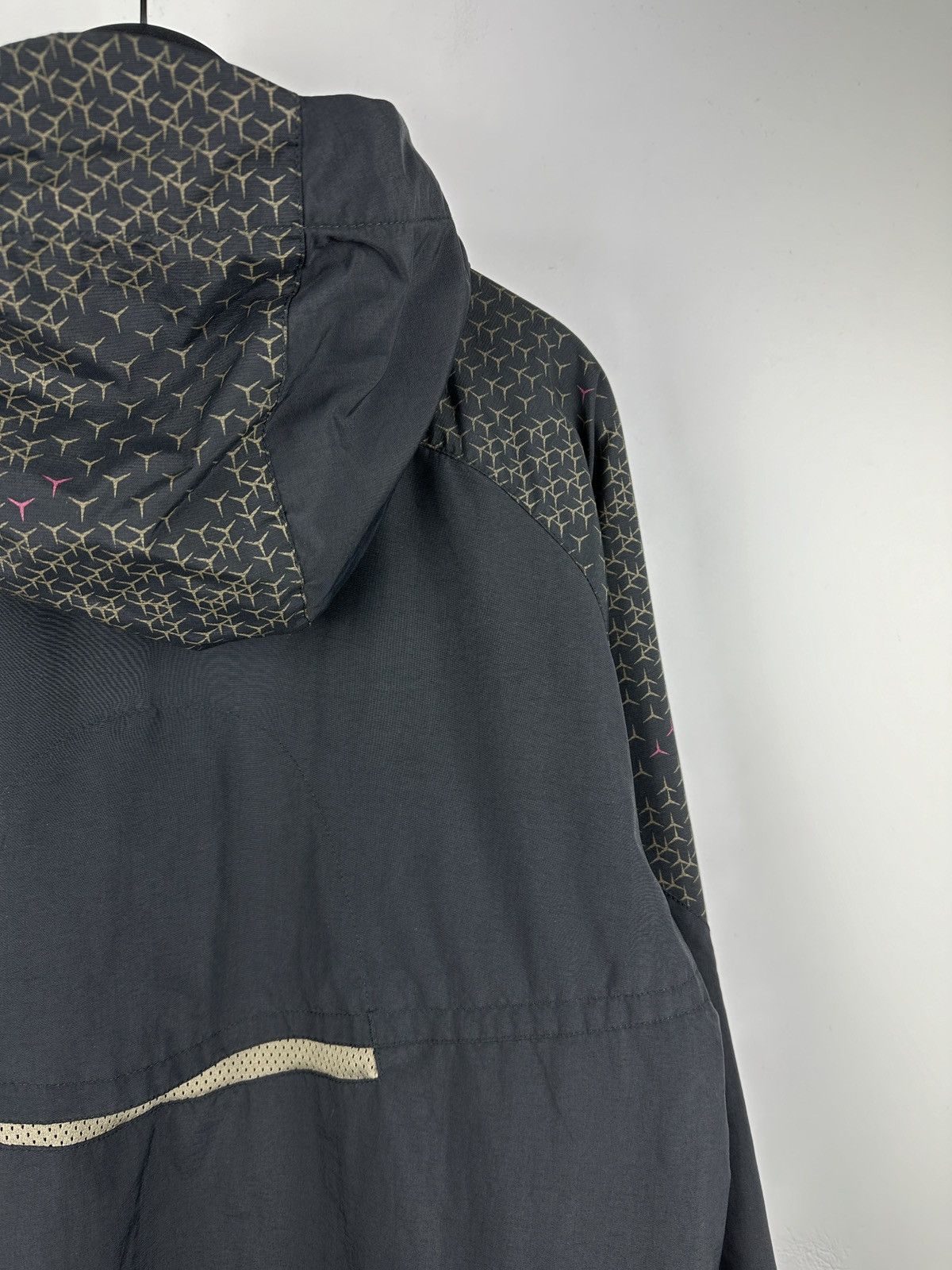 Nike × Vintage Vintage Y2K Nike Swoosh Nylon Zip Up Jacket Hype Drill Size US M / EU 48-50 / 2 - 16 Thumbnail