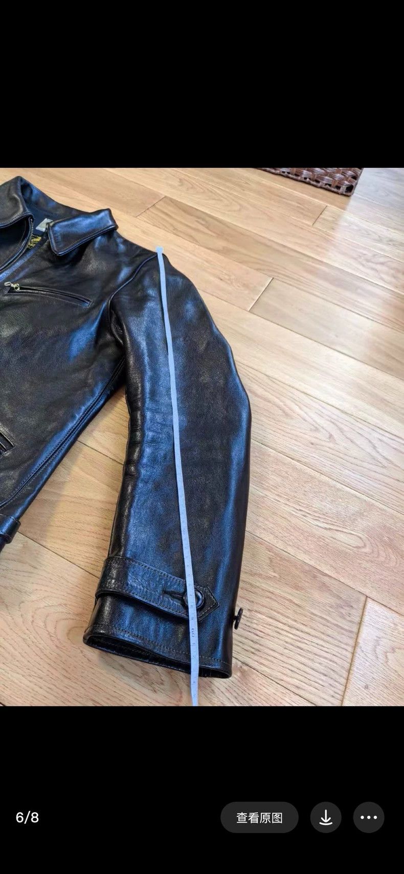 The Real McCoy's The Real McCoy's1940s Joe McCoy's black horsehide leather c Size US M / EU 48-50 / 2 - 6 Thumbnail