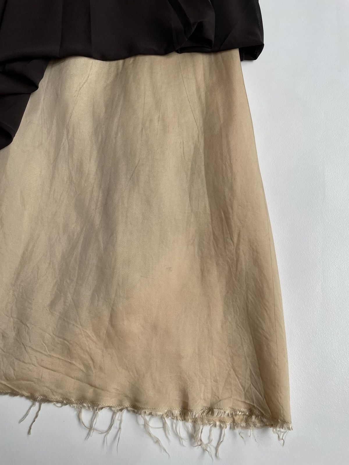 Maison Margiela S/S 03 Raw Edge Lifted Up Skirt Dress Size M / US 6-8 / IT 42-44 - 15 Thumbnail