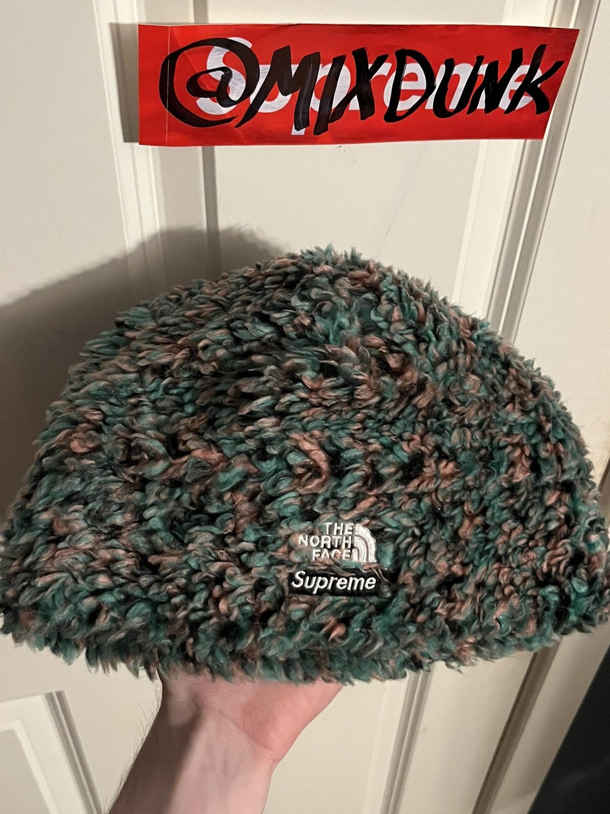 Supreme North Face Fleece Beanie 