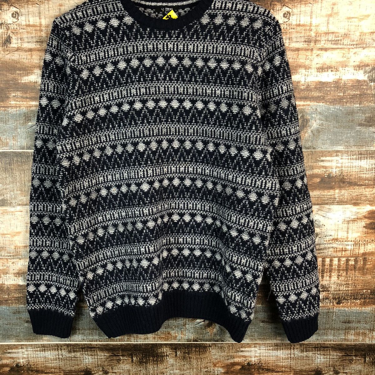 Homespun Knitwear LC Walkiki Blue Knitwear vintage sweatshirt #A2343 Size US S / EU 44-46 / 1 - 3 Thumbnail