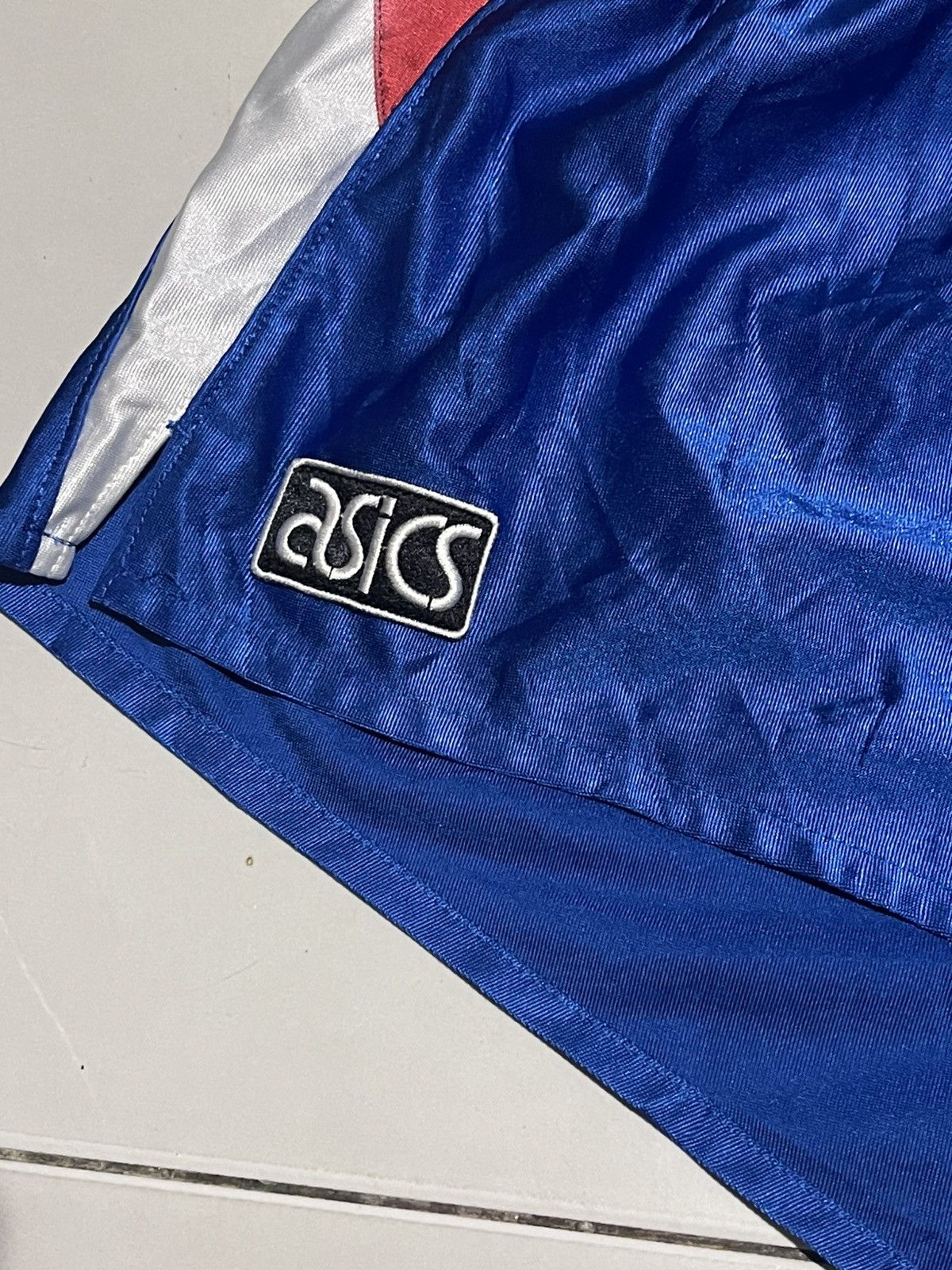Asics 🔥Vintage ASICS Short Pants Blue Colour Design Size US 32 / EU 48 - 2 Thumbnail