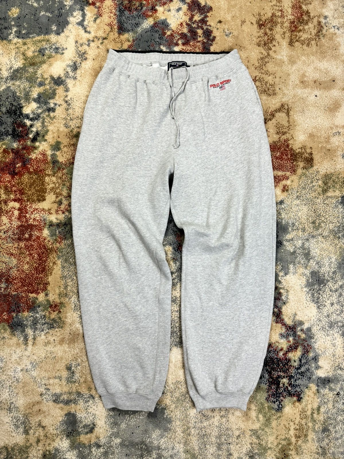Polo Ralph Lauren × Vintage Polo Sport Vintage Spell-out Sweatpants Sz M Size US 32 / EU 48 - 1 Thumbnail