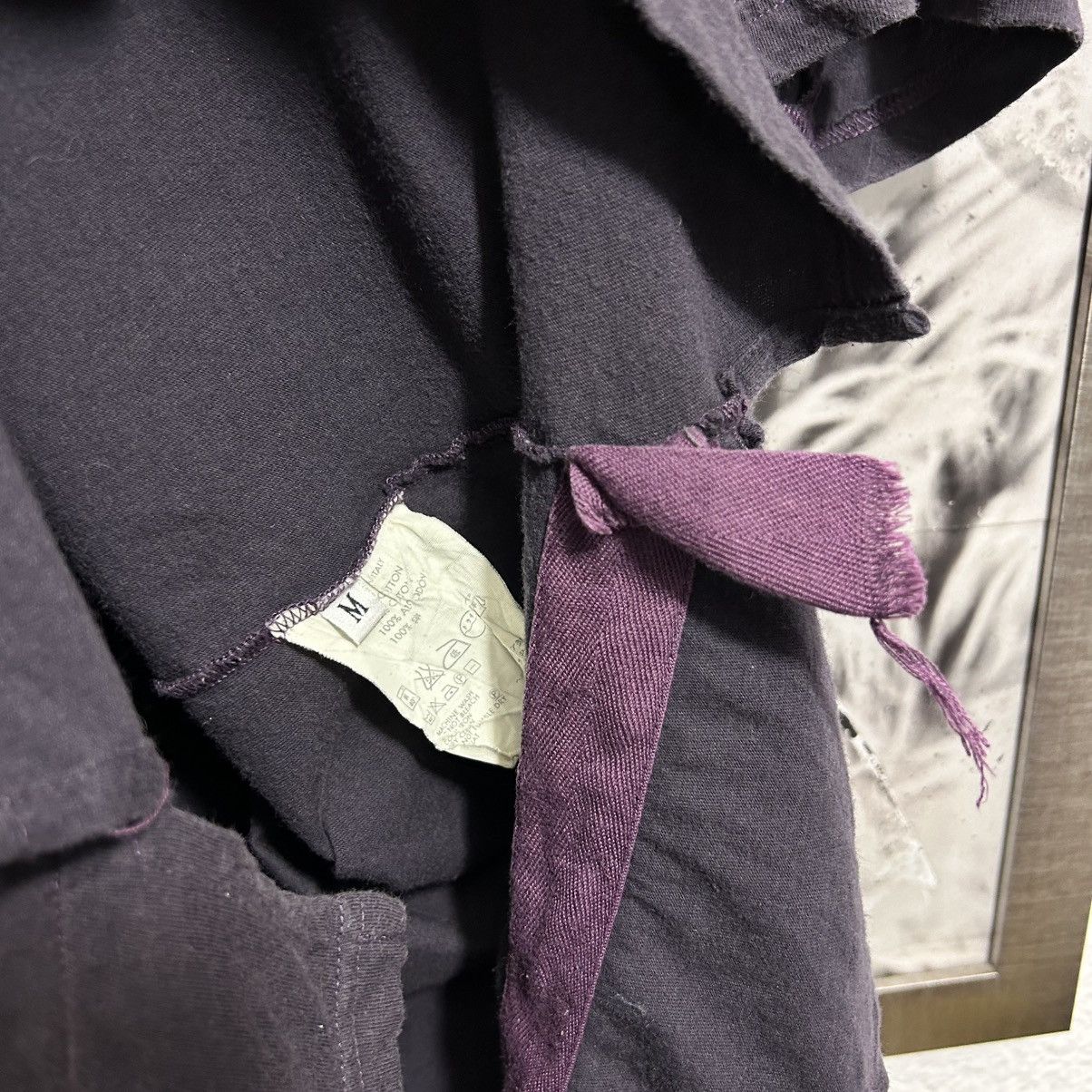 Designer HELMUT LANG BONDAGE SHIRT 2003 PURPLE ARCHIVE Size US M / EU 48-50 / 2 - 4 Thumbnail