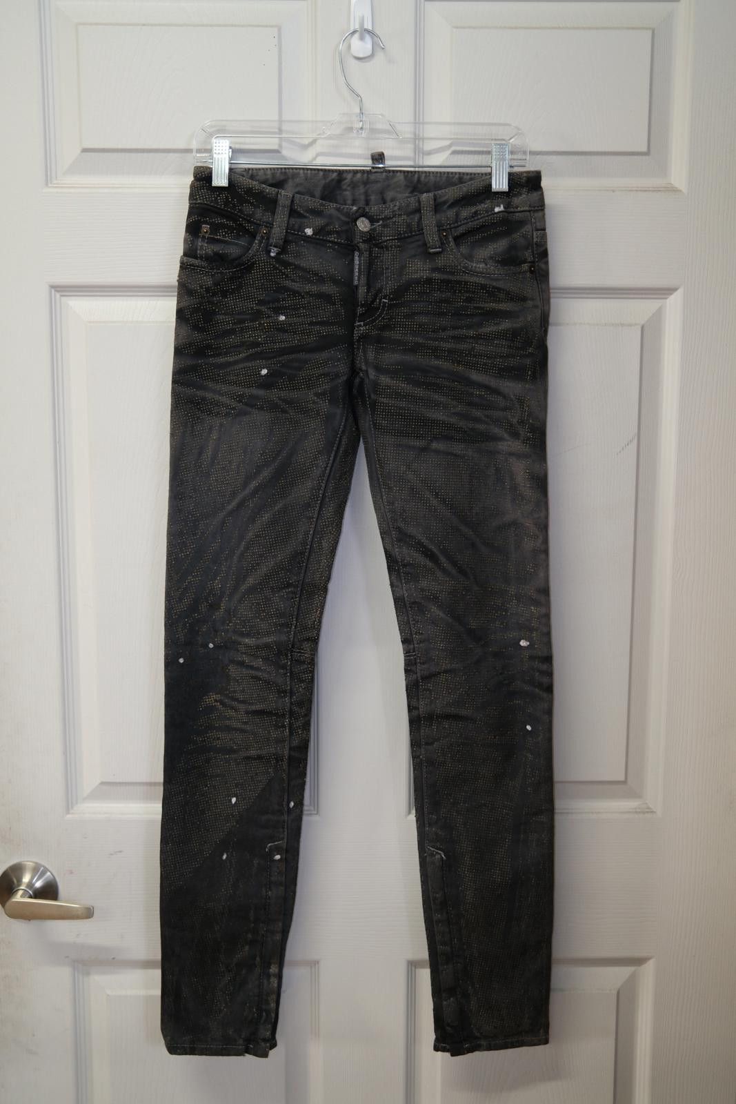 2010's Dsquared Embellished Skinny Jeans