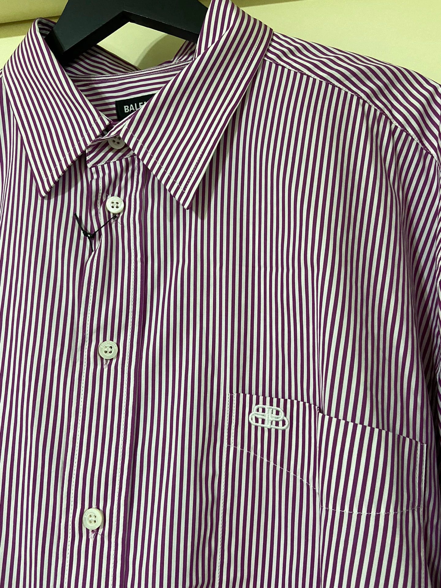 Balenciaga Balenciaga Stripe Double Layer Relaxed Shirt EU38 New w/ Tab Size US S / EU 44-46 / 1 - 3 Thumbnail