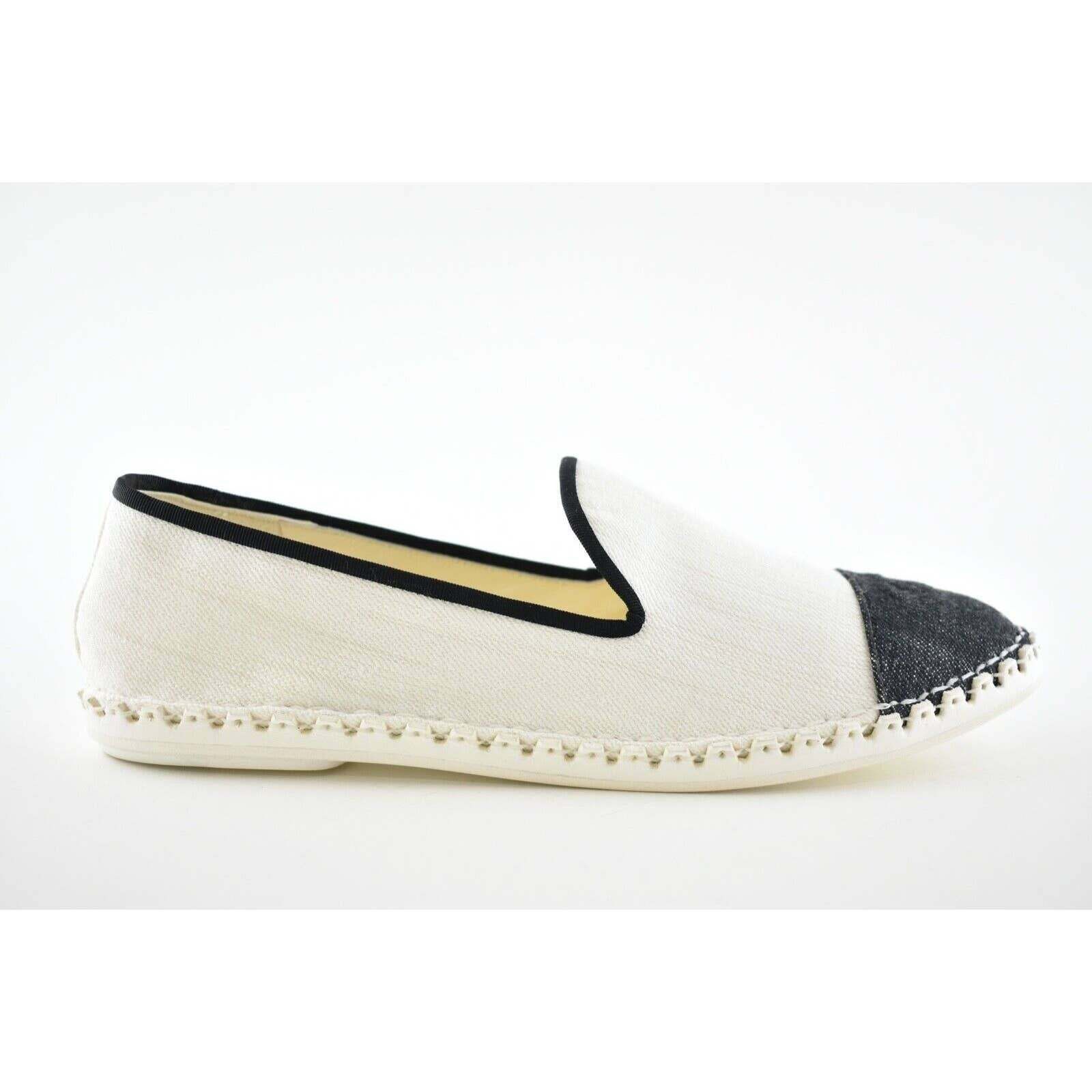 Chanel 19C Fabric CC Logo Cap Toe Moccasin Ballet Loafer Flat 41 Size US 11 / IT 41 - 2 Thumbnail