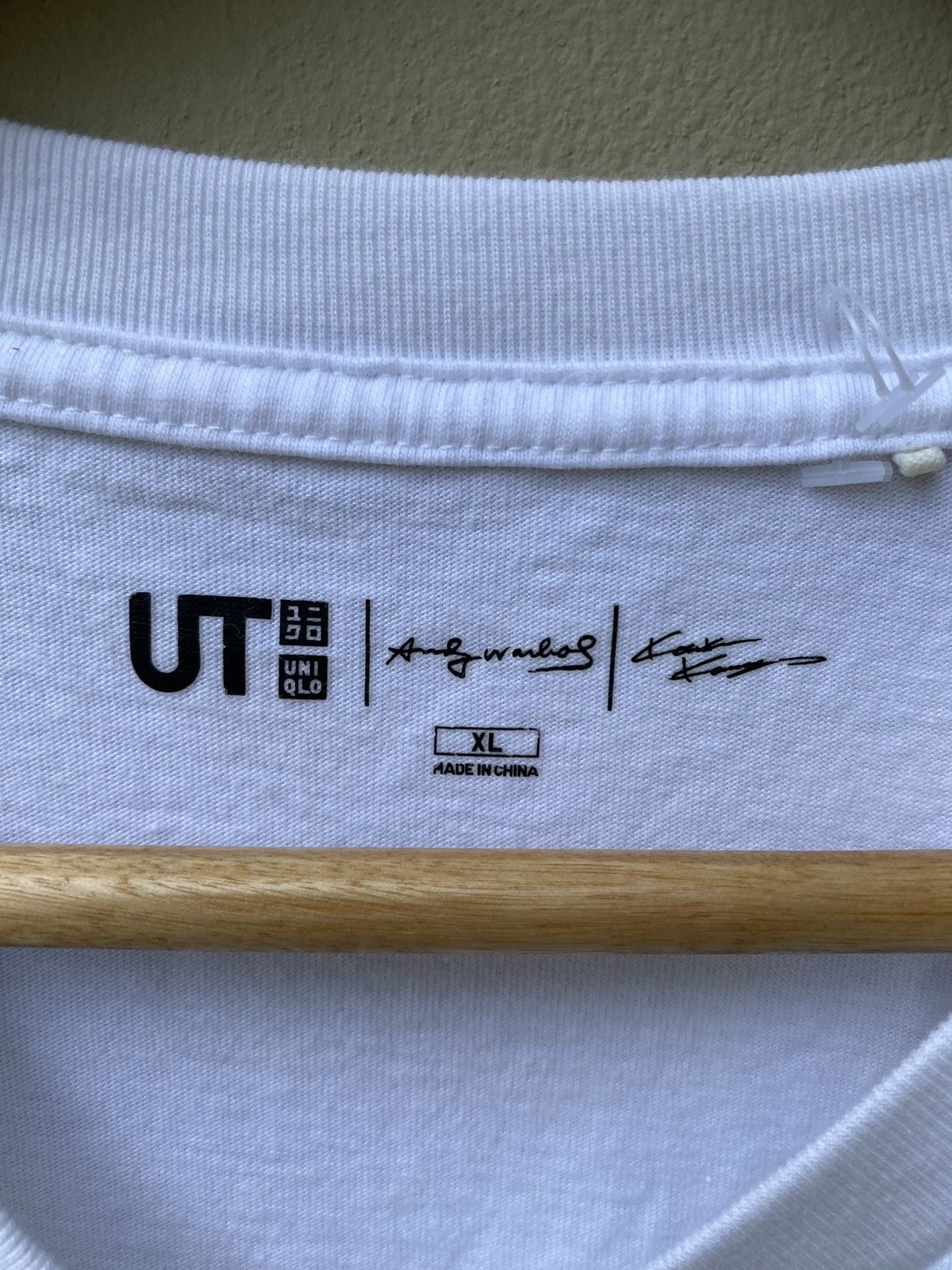 Andy Warhol × Uniqlo ANDY WARHOL ANYBODY CAN DO WHAT I DO WHITE TEE Size US XL / EU 56 / 4 - 9 Thumbnail