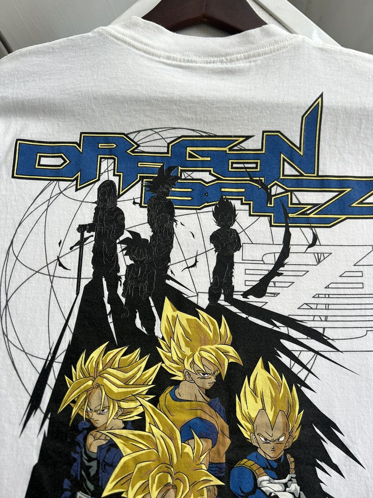 Anime Vintage 2000 DBZ Super Saiyans Dragon Ball Z Anime Tee Size US M / EU 48-50 / 2 - 5 Thumbnail