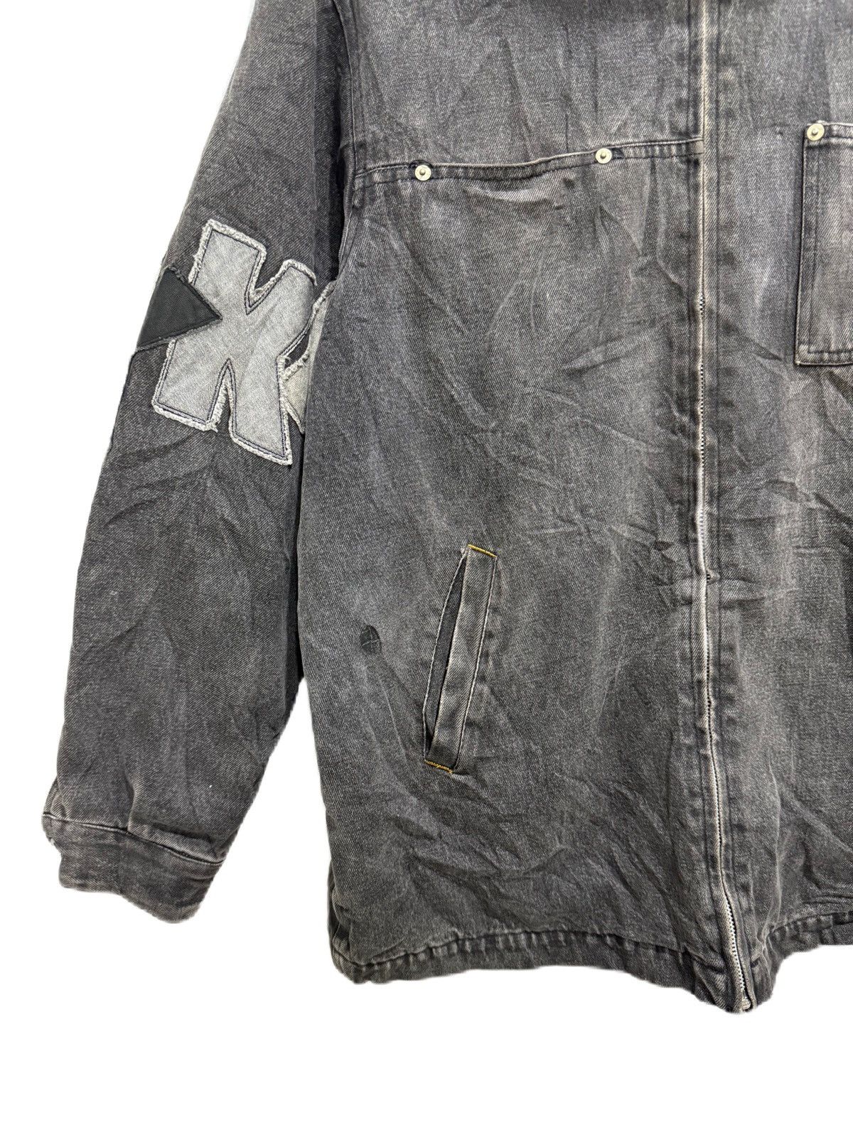 Karl Helmut JAPAN BRAND Karl Helmut Vintage Washed Denim Jacket K Patch Size US L / EU 52-54 / 3 - 5 Thumbnail