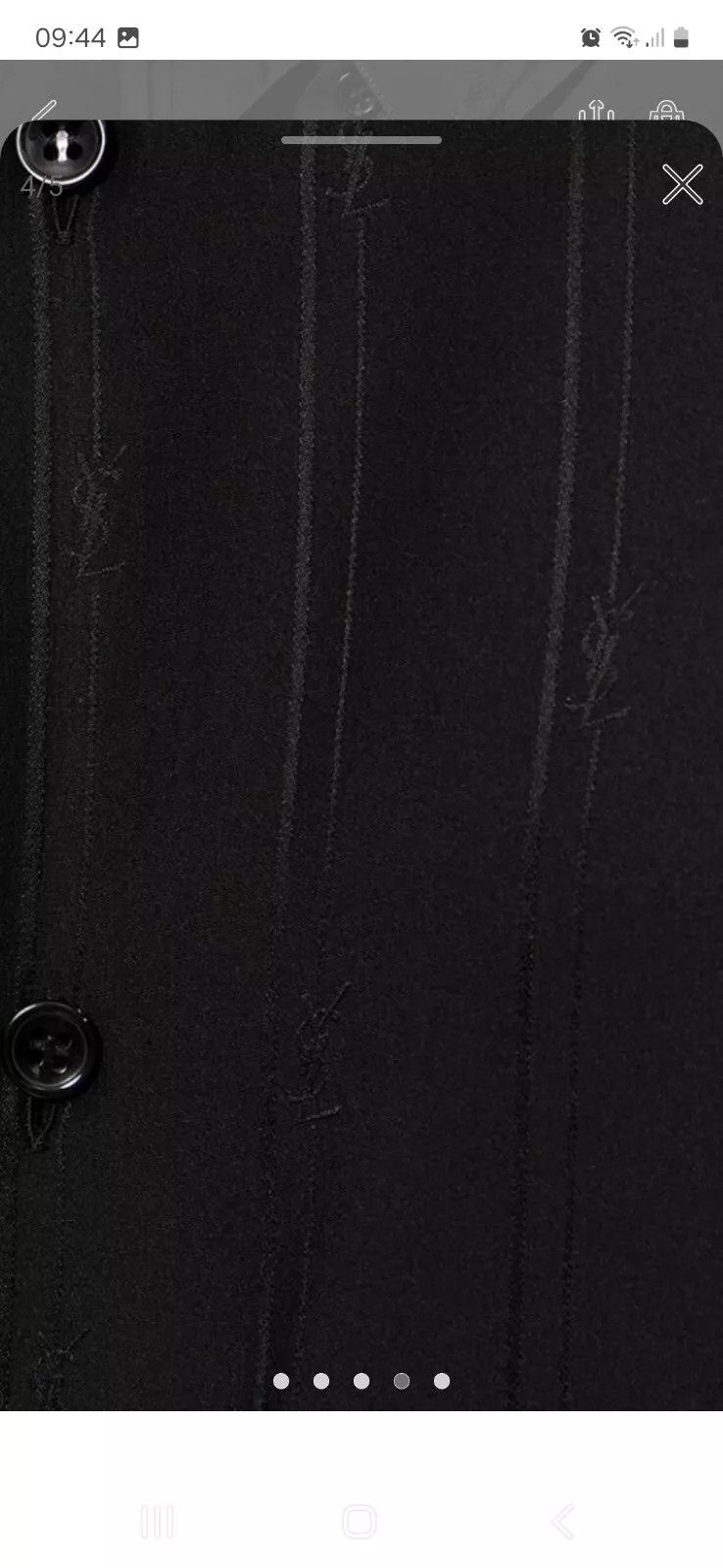 Saint Laurent Paris Saint Laurent Cassandre Silk Shirt 40 Size US M / EU 48-50 / 2 - 4 Thumbnail