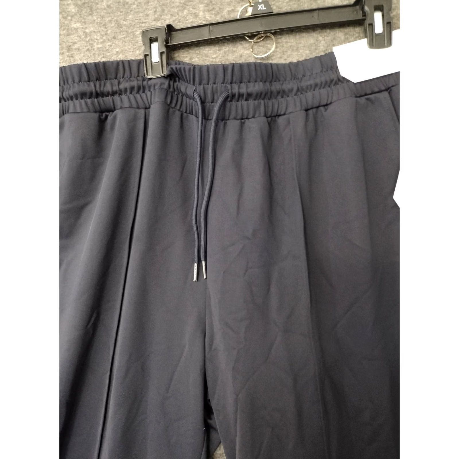 Vintage STYLUS Jogger Track Sweatpants Men's XL Navy Elastic Waist Drawstring 2 Pocket Loose Fit Athletic Activewear Pants Size US 36 / EU 52 - 3 Thumbnail