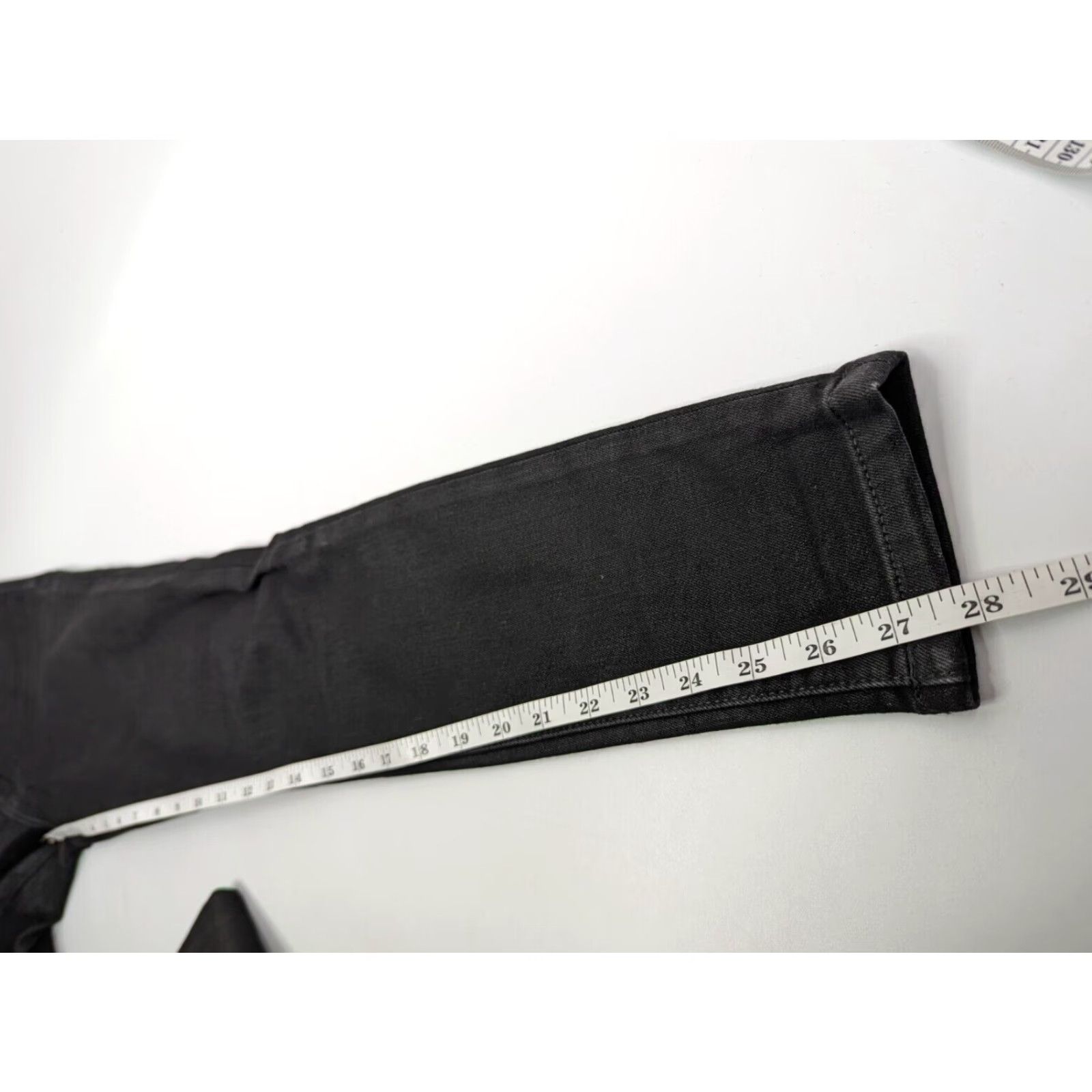Vintage JOE'S Black Coated Skinny Jeans Stretch Pants Women's Size 26 Size 26" / US 2 / IT 38 - 6 Thumbnail