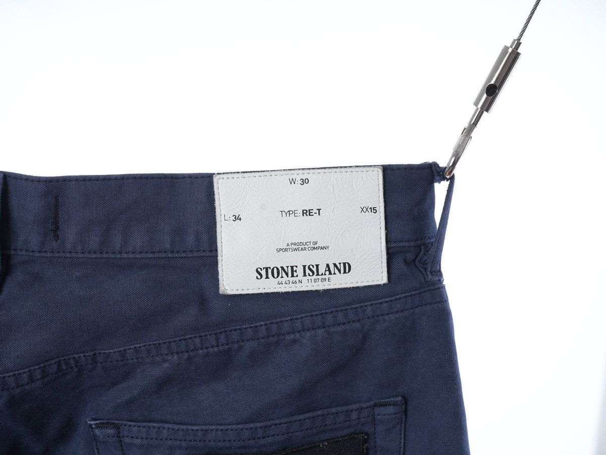 Stone Island Vintage Stone Island Jeans Patch Pocket RE-T slim Fit Casual Size US 30 / EU 46 - 3 Thumbnail