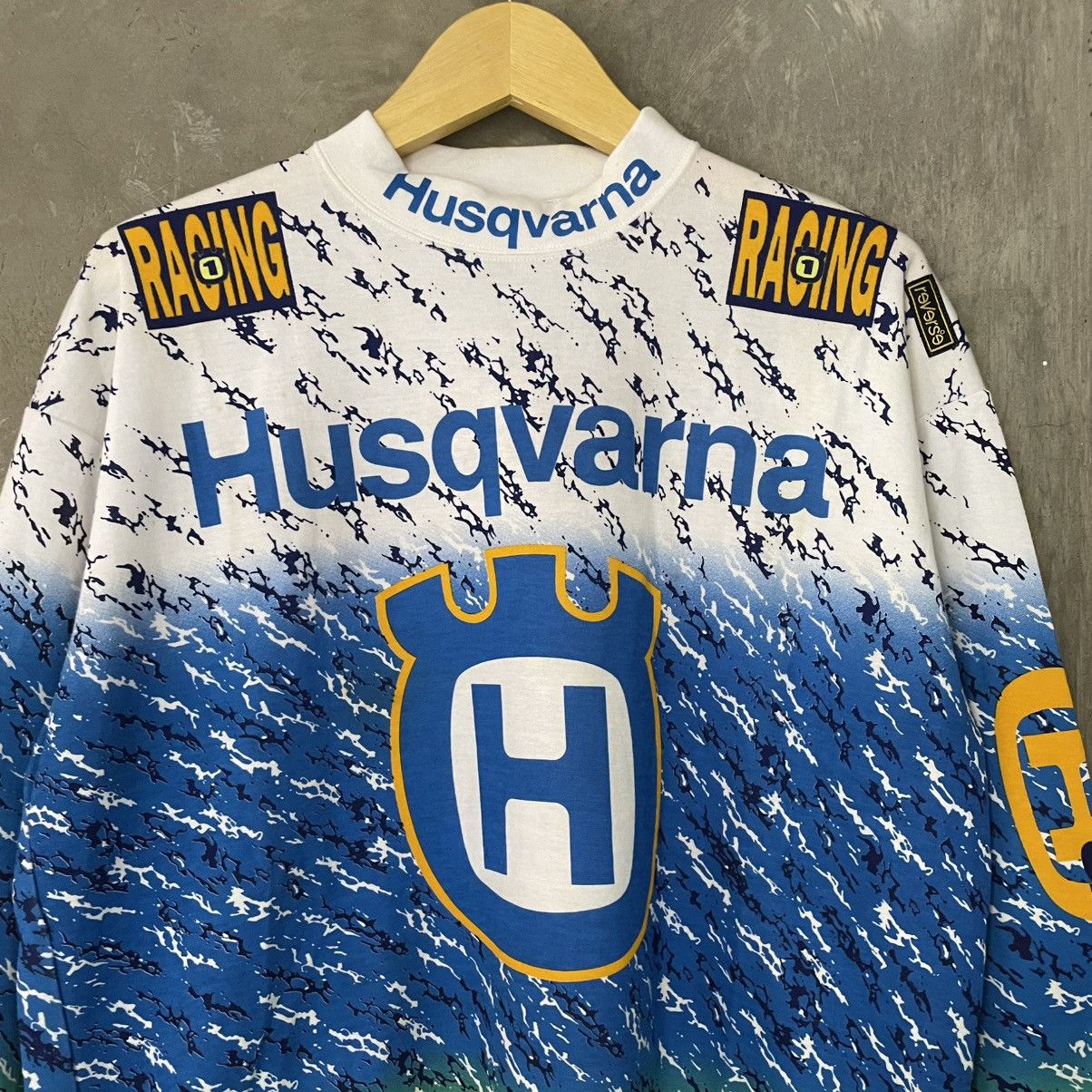 Gear for Sports × Vintage New Old Stock Vintage 90s Jersey Motocross Husqvarna Size US L / EU 52-54 / 3 - 5 Thumbnail
