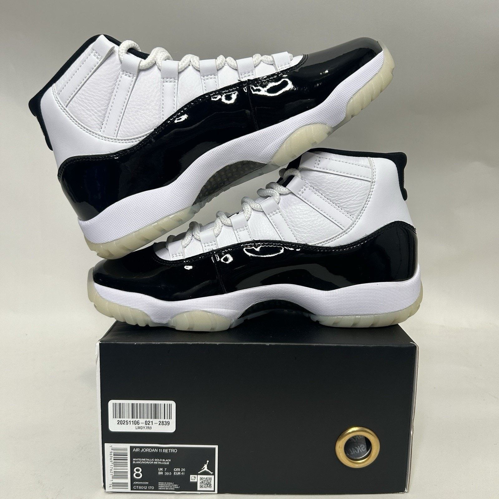 Jordan Brand Nike Air Jordan 11 Retro High “Gratitude/DMP” Size US 8 / EU 41 - 3 Thumbnail