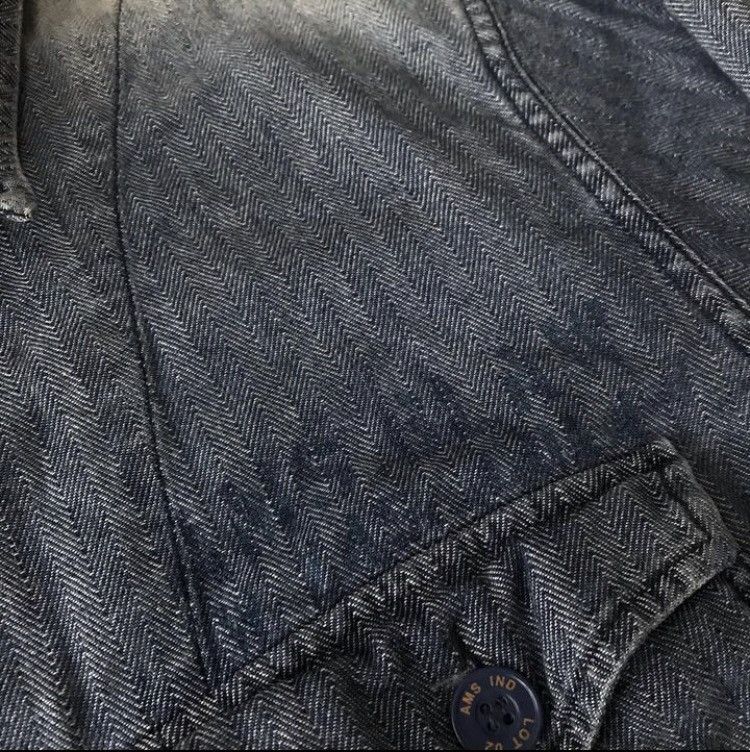 Aspesi Aspesi Spallater Herringbone Shirt Size US M / EU 48-50 / 2 - 6 Thumbnail