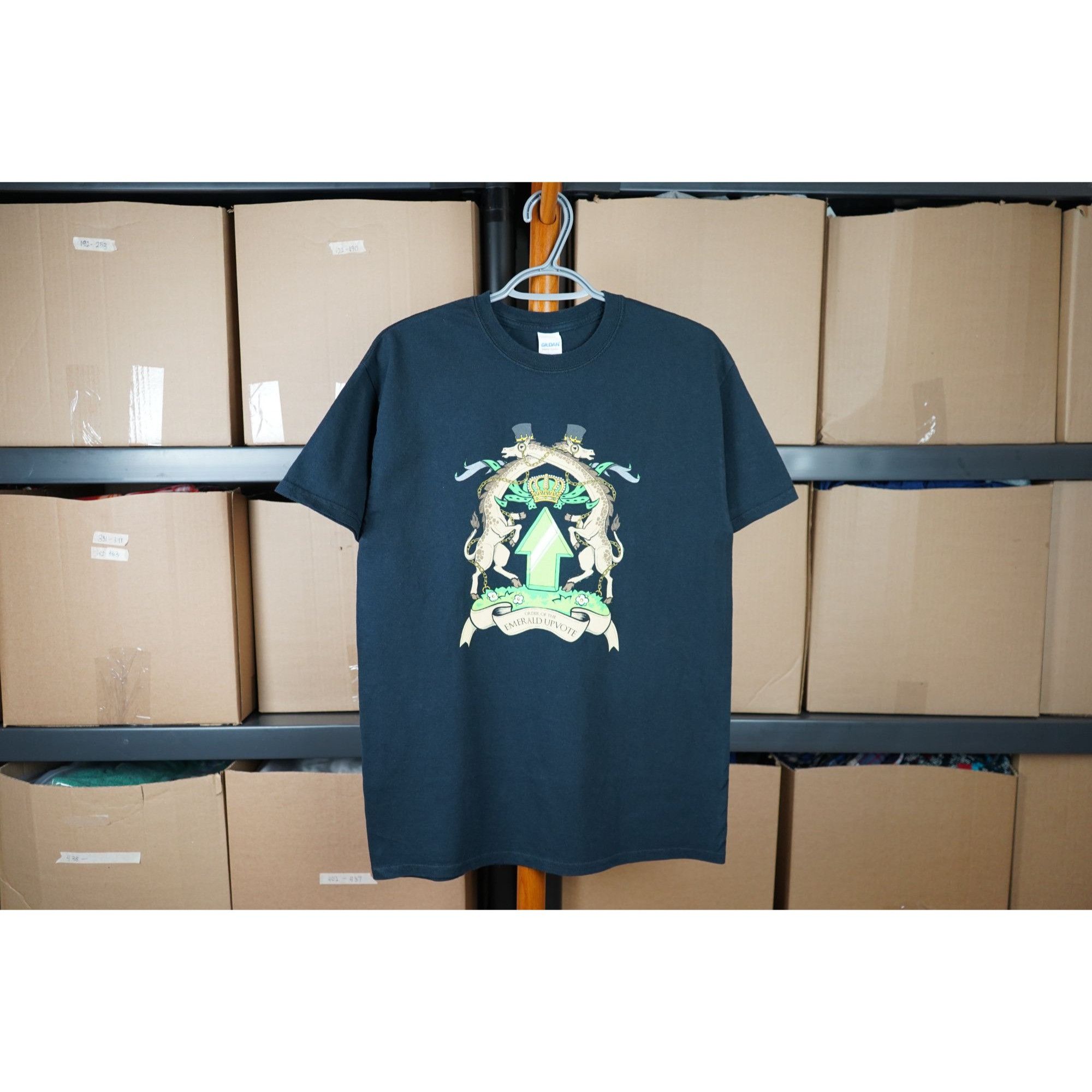 Other Black Tshirt Members Only Order Of The Emerald M Baggy #464 Size US M / EU 48-50 / 2 - 1 Thumbnail