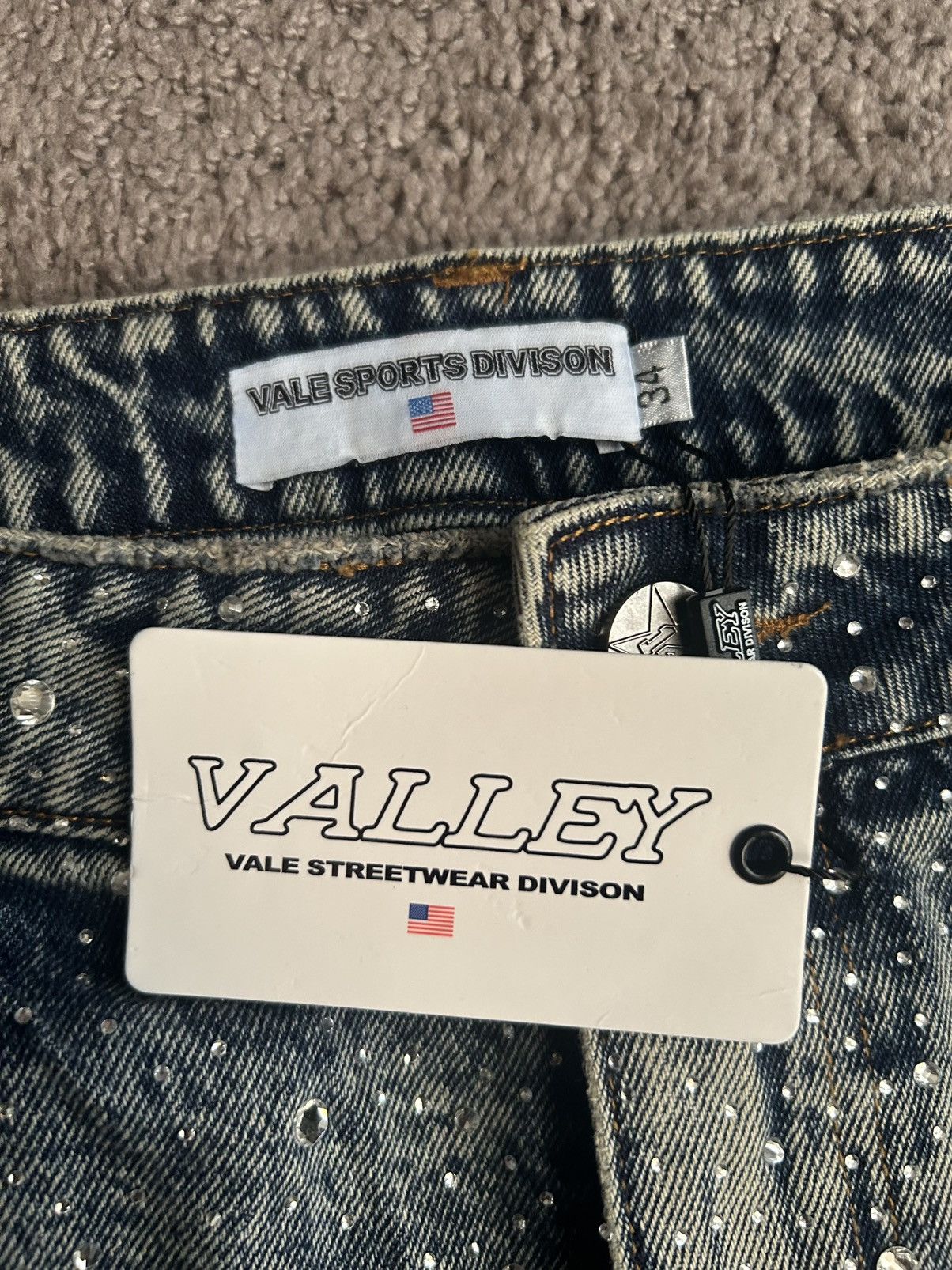 Vintage Vale Rain Classic Denim Size US 34 / EU 50 - 3 Thumbnail