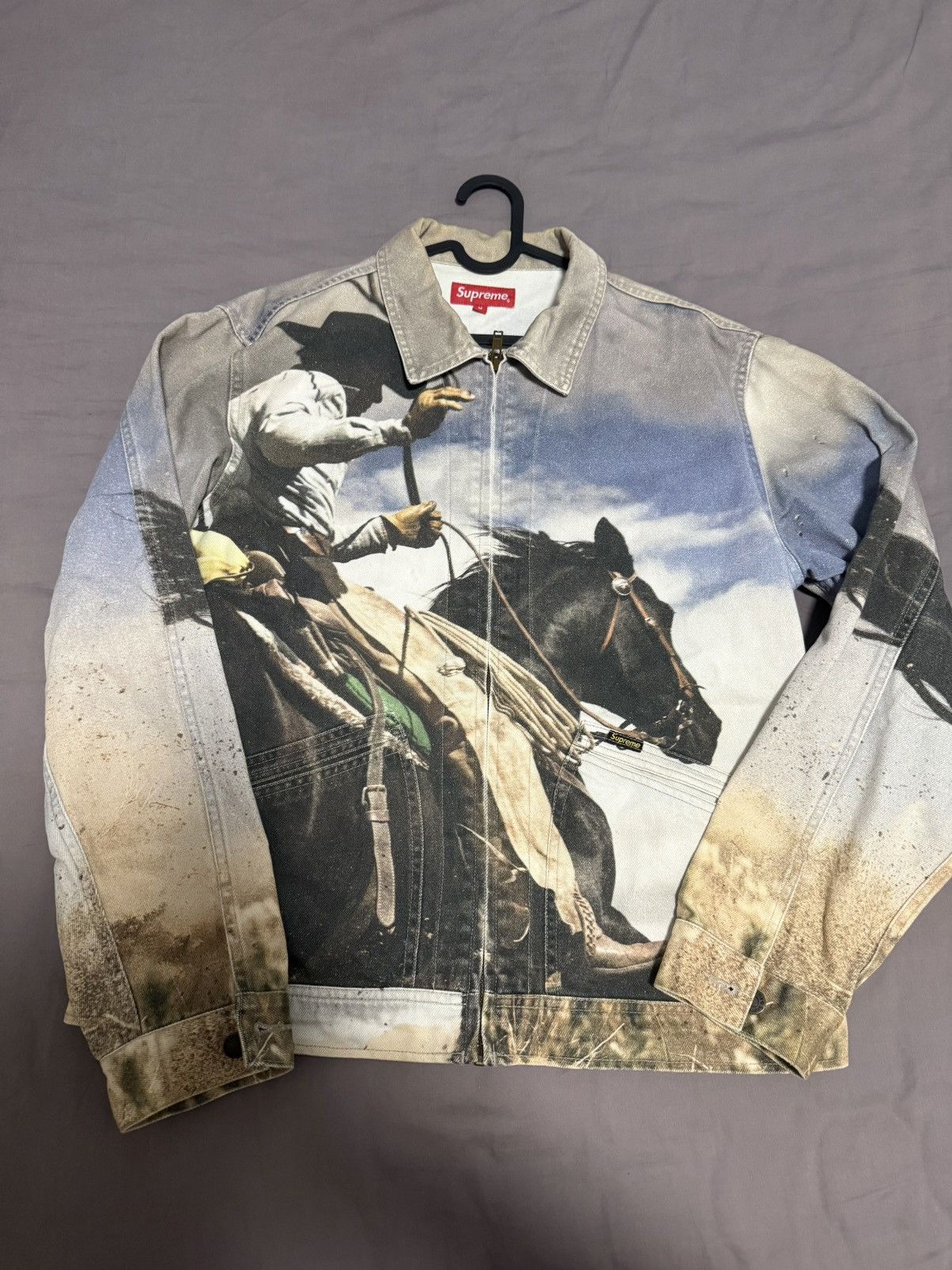 Supreme Supreme cowboy denim trucker work Jacket Size US M / EU 48-50 / 2 - 1 Thumbnail