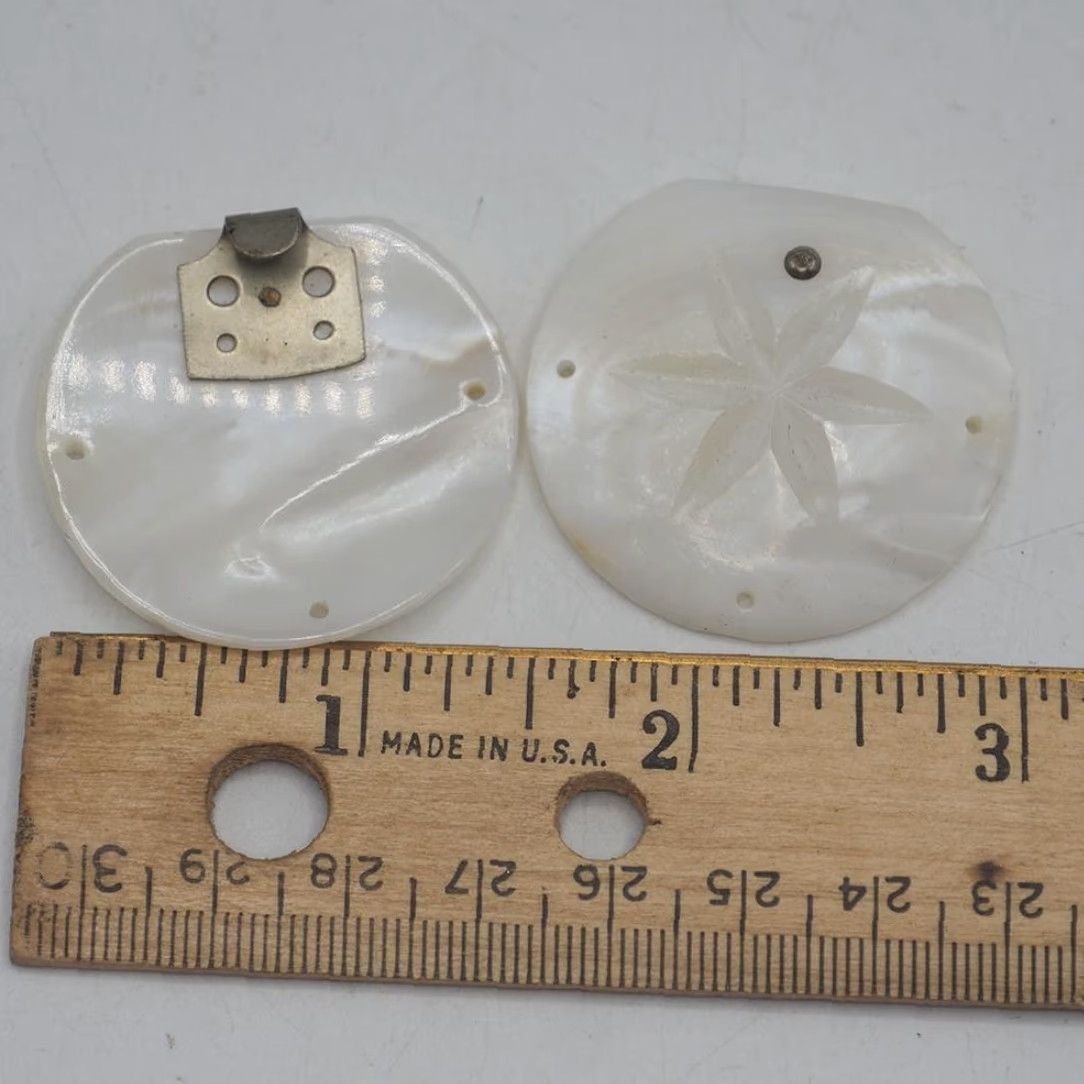Vintage VINTAGE White Celluloid Plastic Belt Buckle Size ONE SIZE - 2 Thumbnail